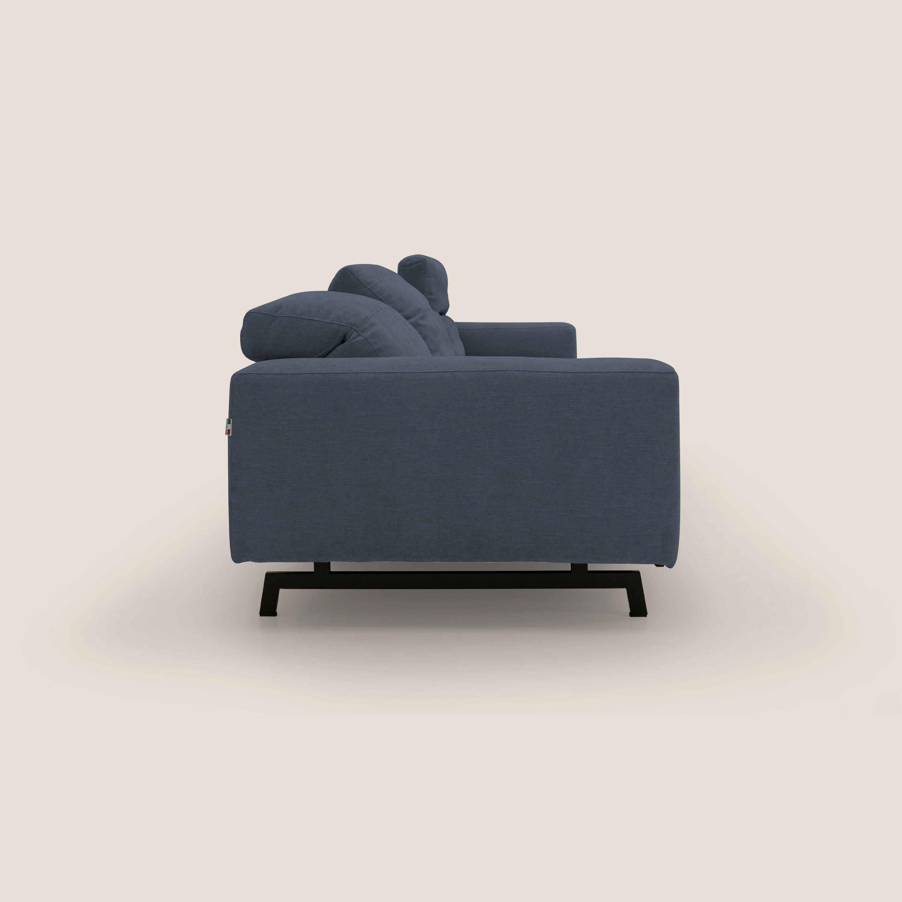 Sakura canapé modulaire 3 places en tissu flammé doux et imperméable T14 bleu - Image 10