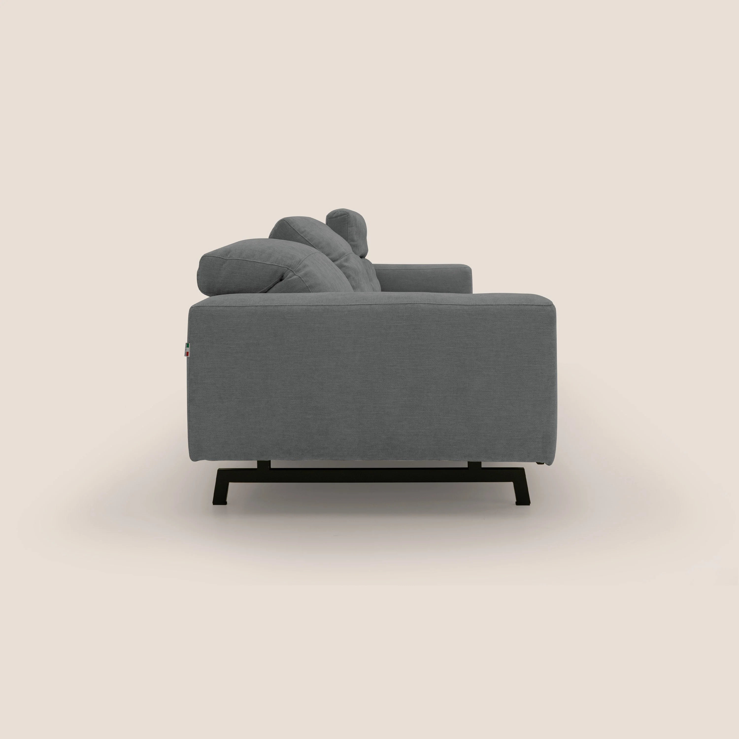 Sakura canapé modulaire 3 places en tissu flammé doux et imperméable T14  gris - Image 10