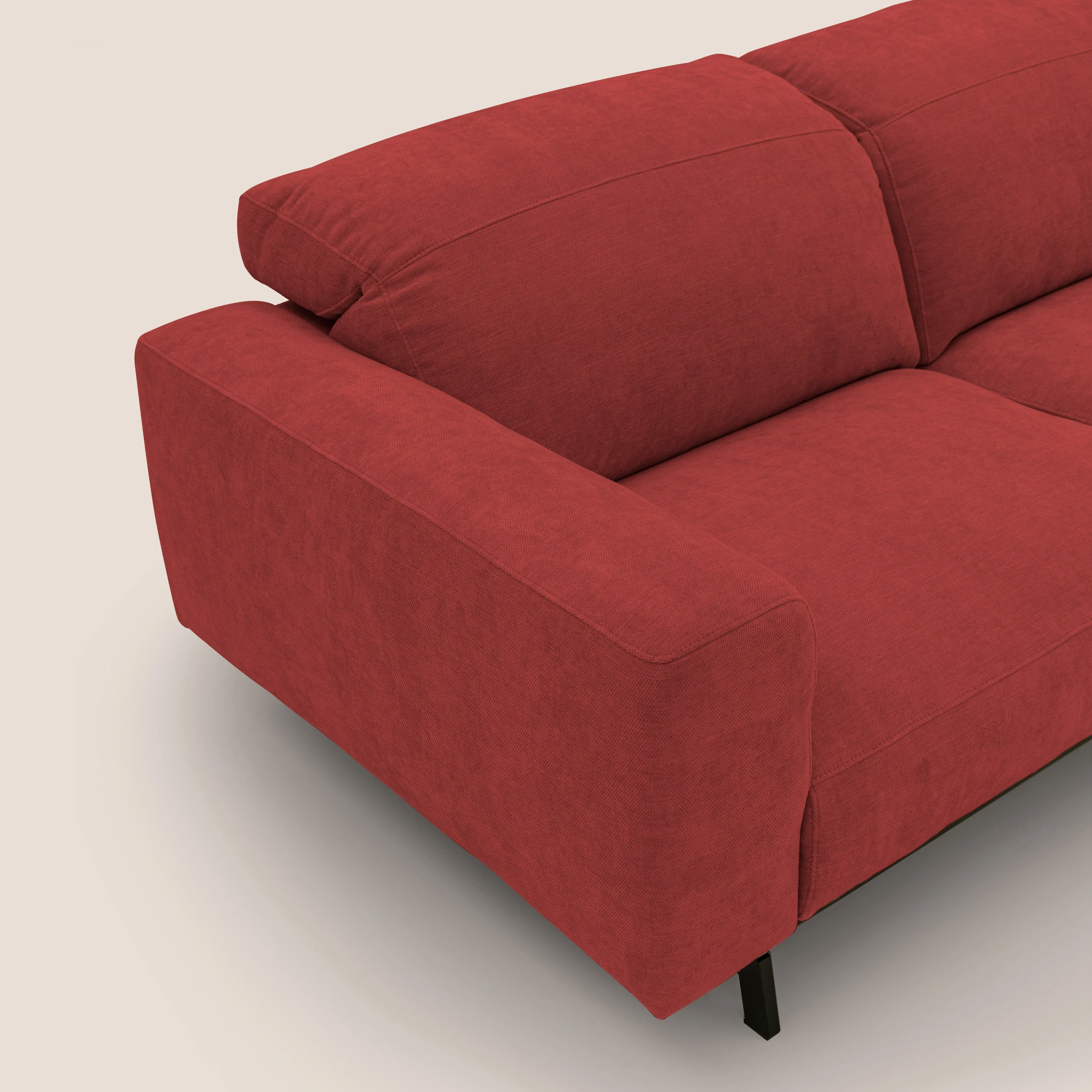 Sakura canapé modulaire 3 places en tissu flammé doux et imperméable T14 rouge - Image 7
