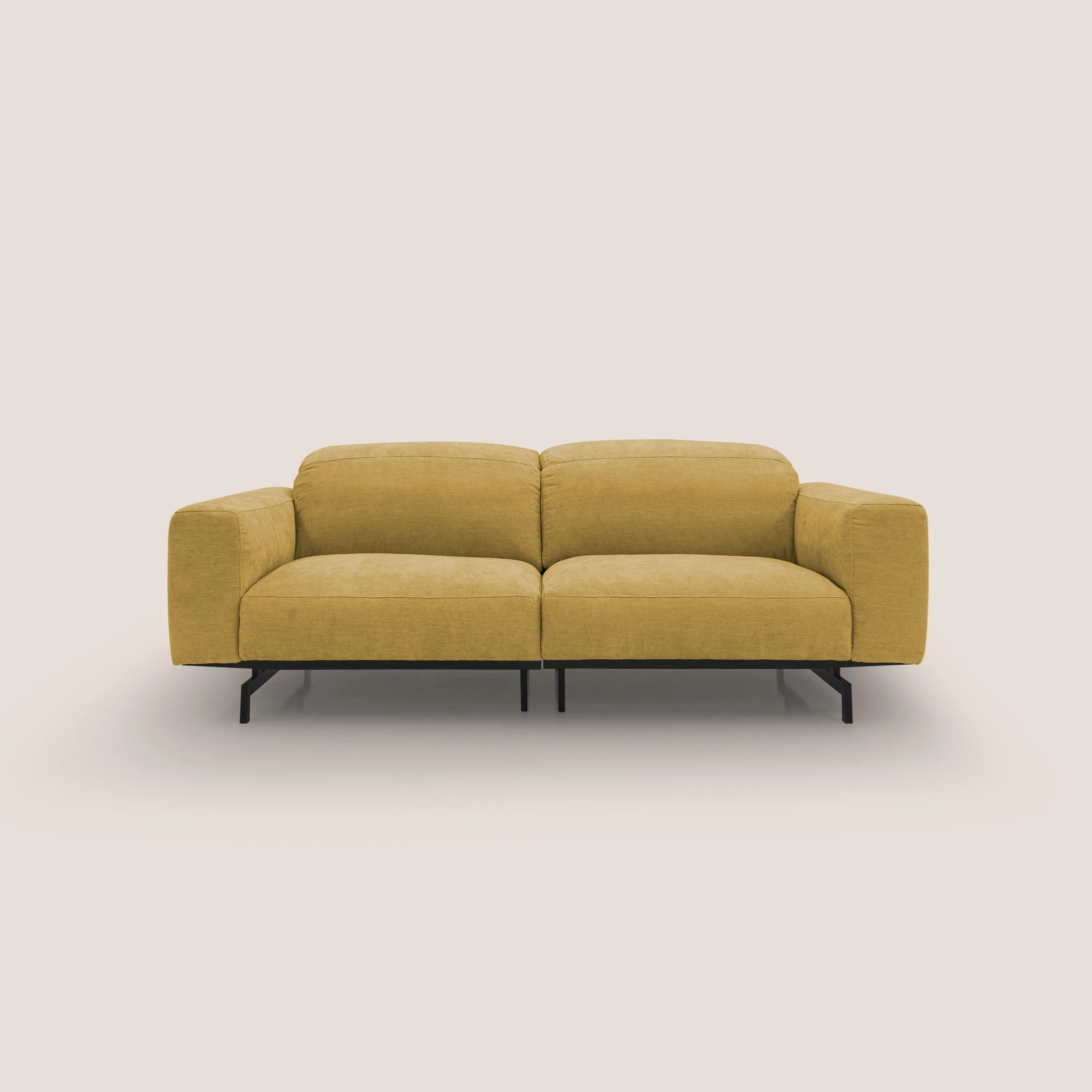 Sakura Canapé modulable en tissu flammé doux et imperméable T14 jaune