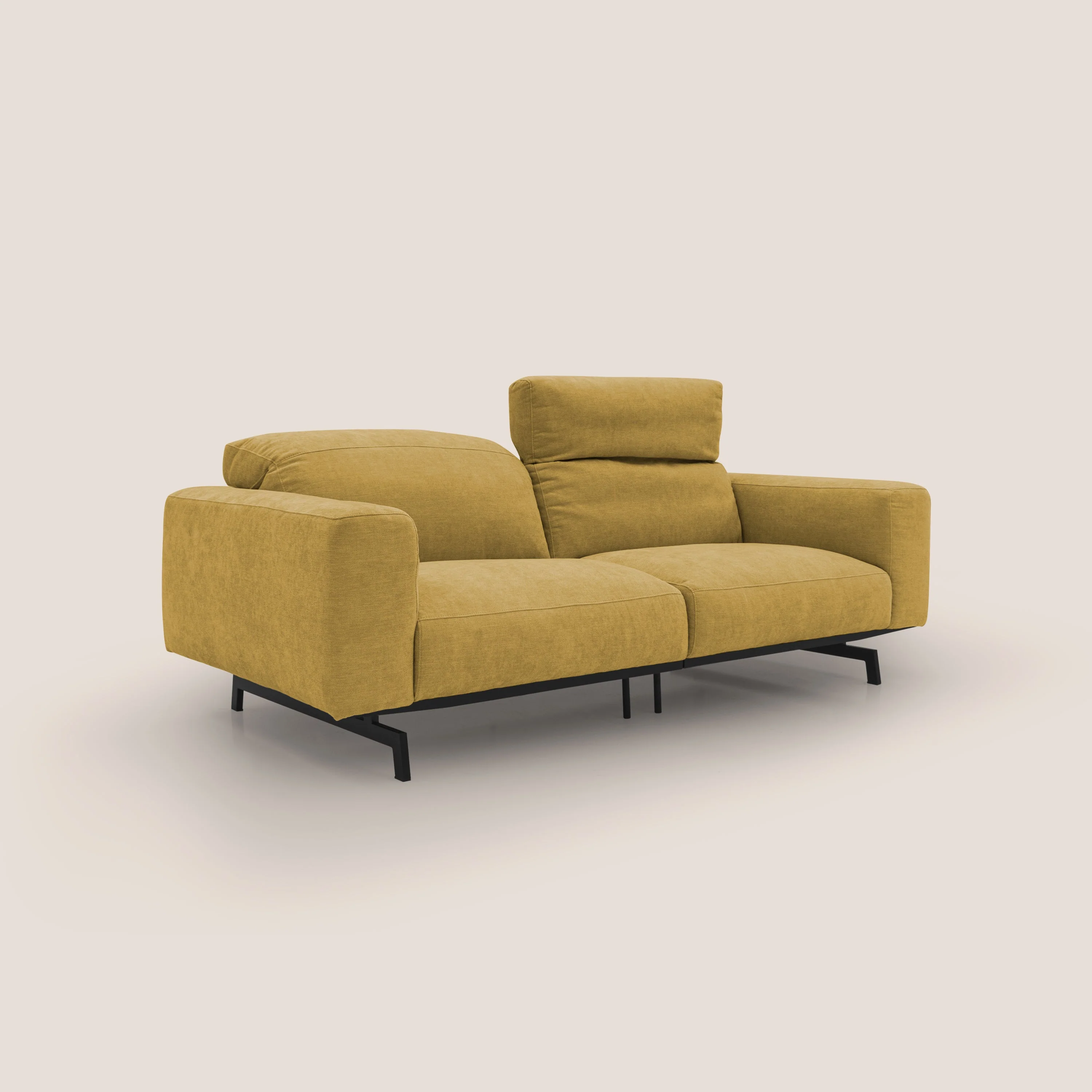 Sakura Canapé modulable en tissu flammé doux et imperméable T14 jaune - Image 2