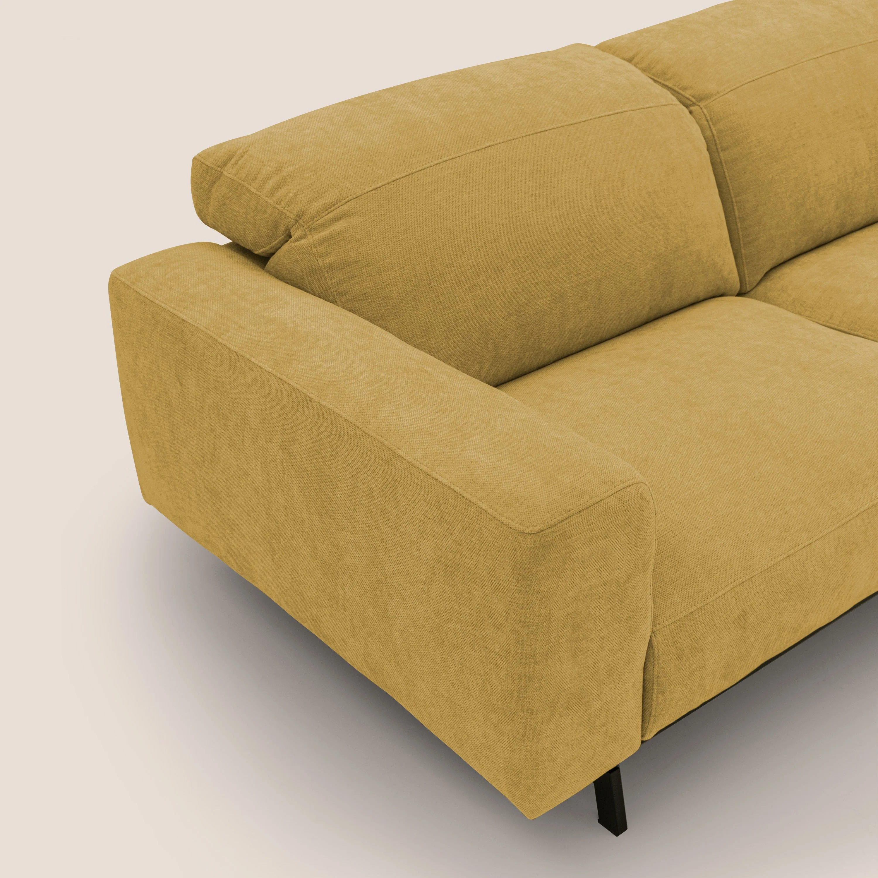 Sakura Canapé modulable en tissu flammé doux et imperméable T14 jaune - Image 7