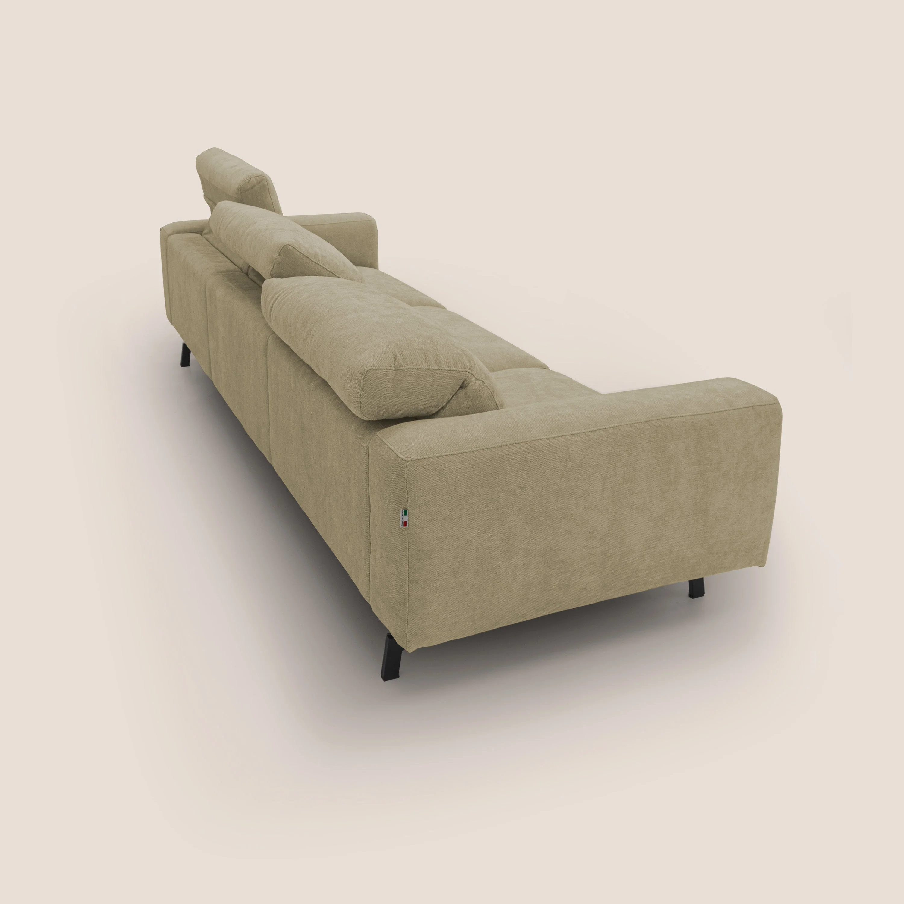 Sakura canapé modulaire 3 places en tissu flammé doux et imperméable T14 beige - Image 11