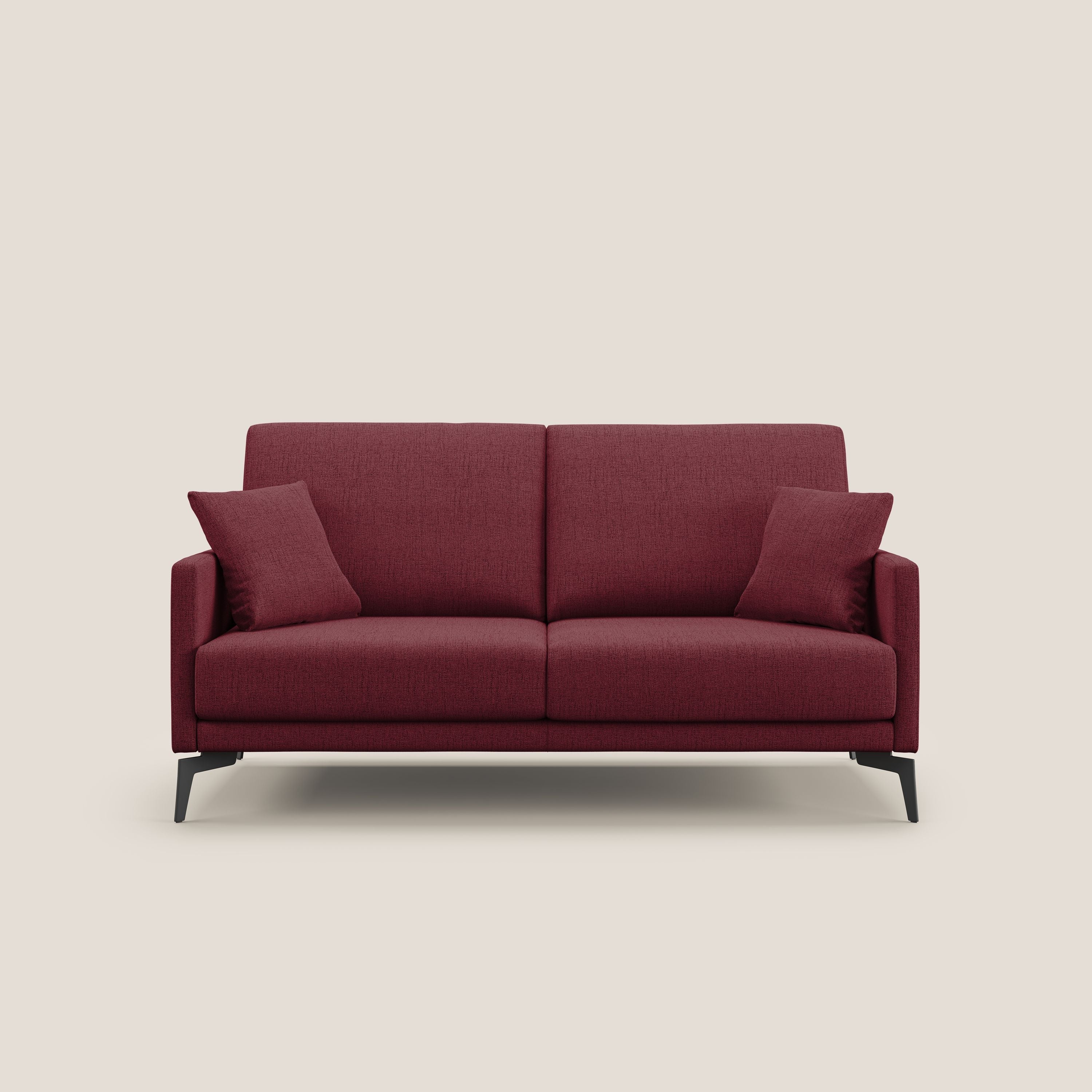 Saturno canapé moderne en tissu doux imperméable T03 rouge