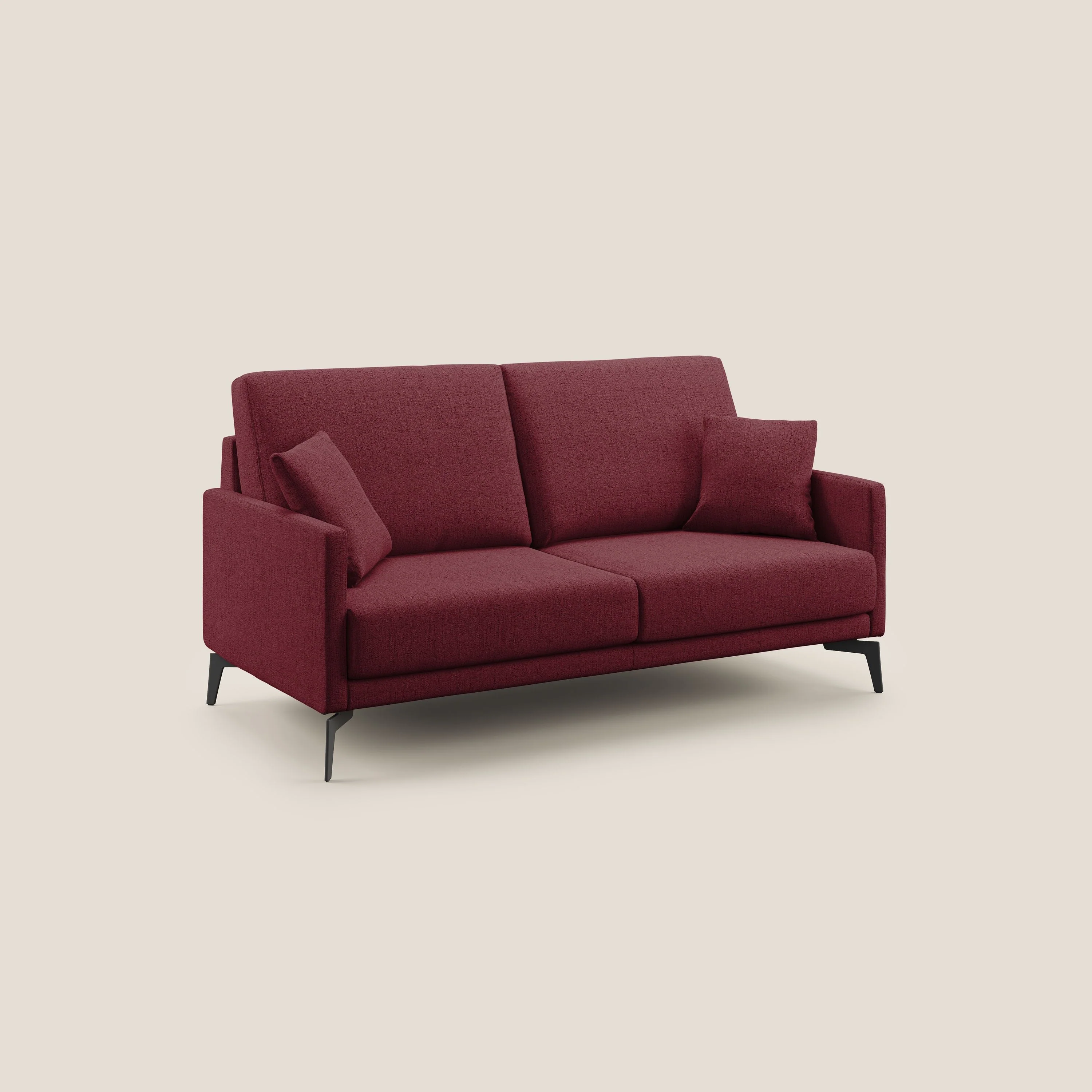 Saturno canapé moderne en tissu doux imperméable T03 rouge - Image 2