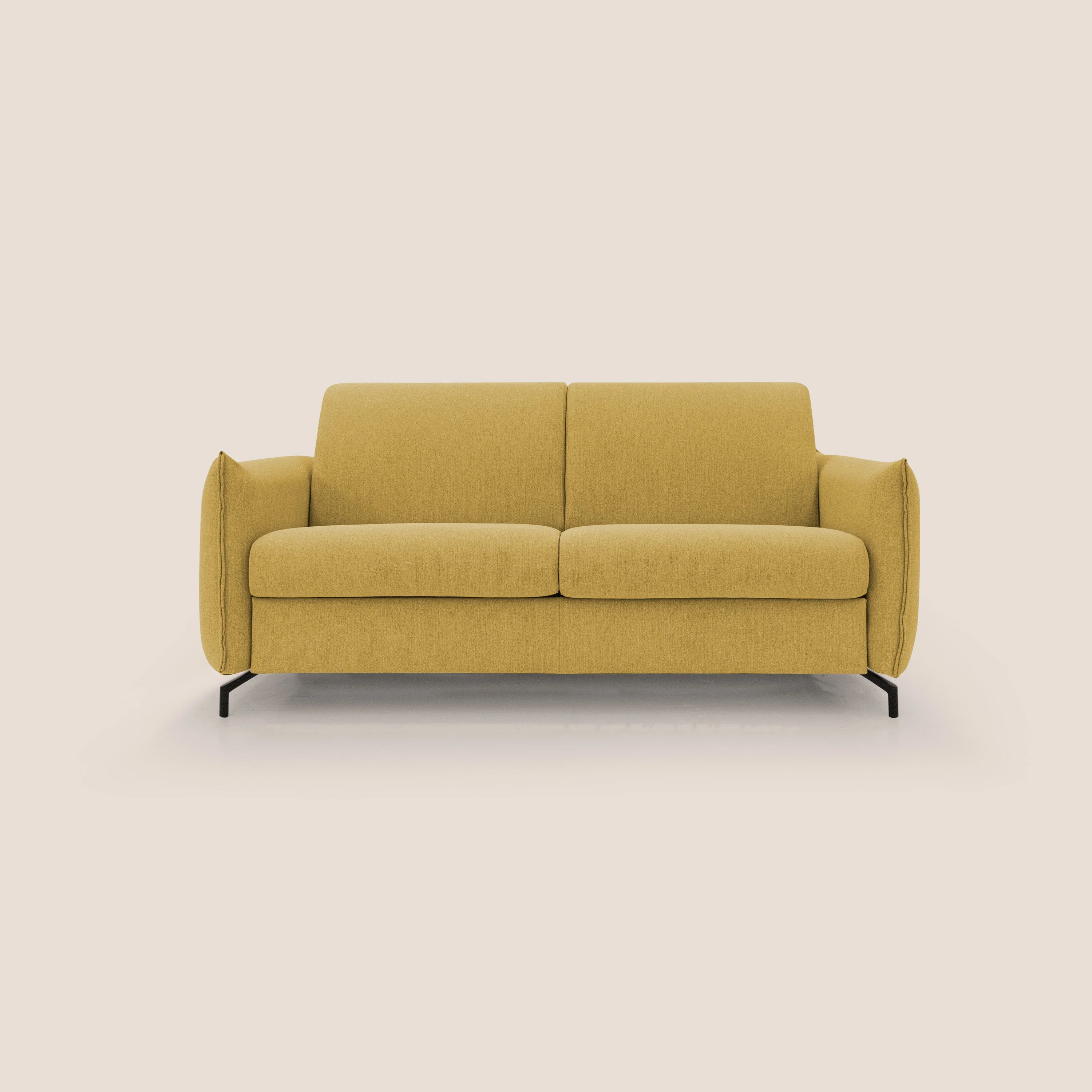 Scarlet canapé convertible en tissu mixte  coton imperméable T19 jaune