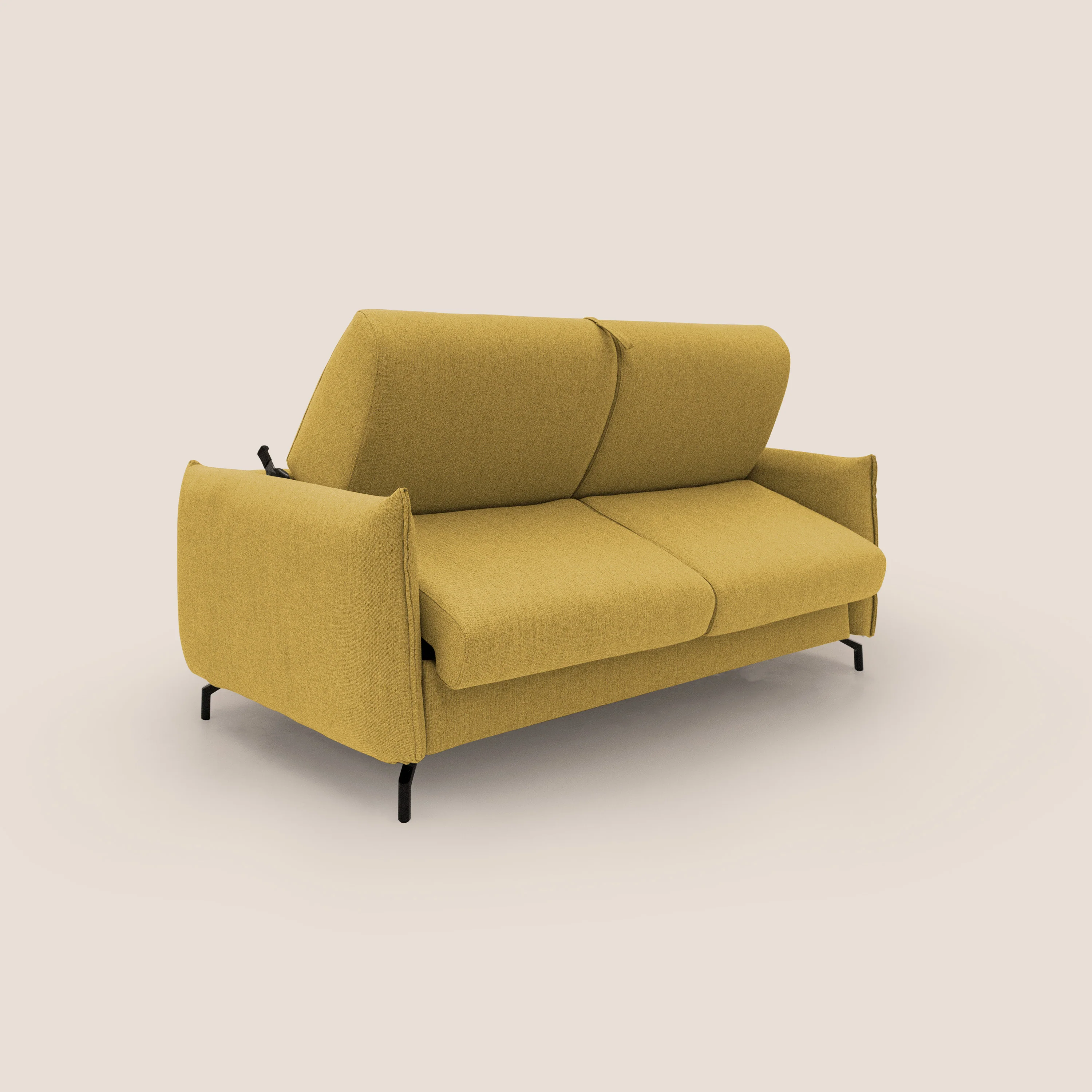 Scarlet canapé convertible en tissu mixte  coton imperméable T19 jaune - Image 10