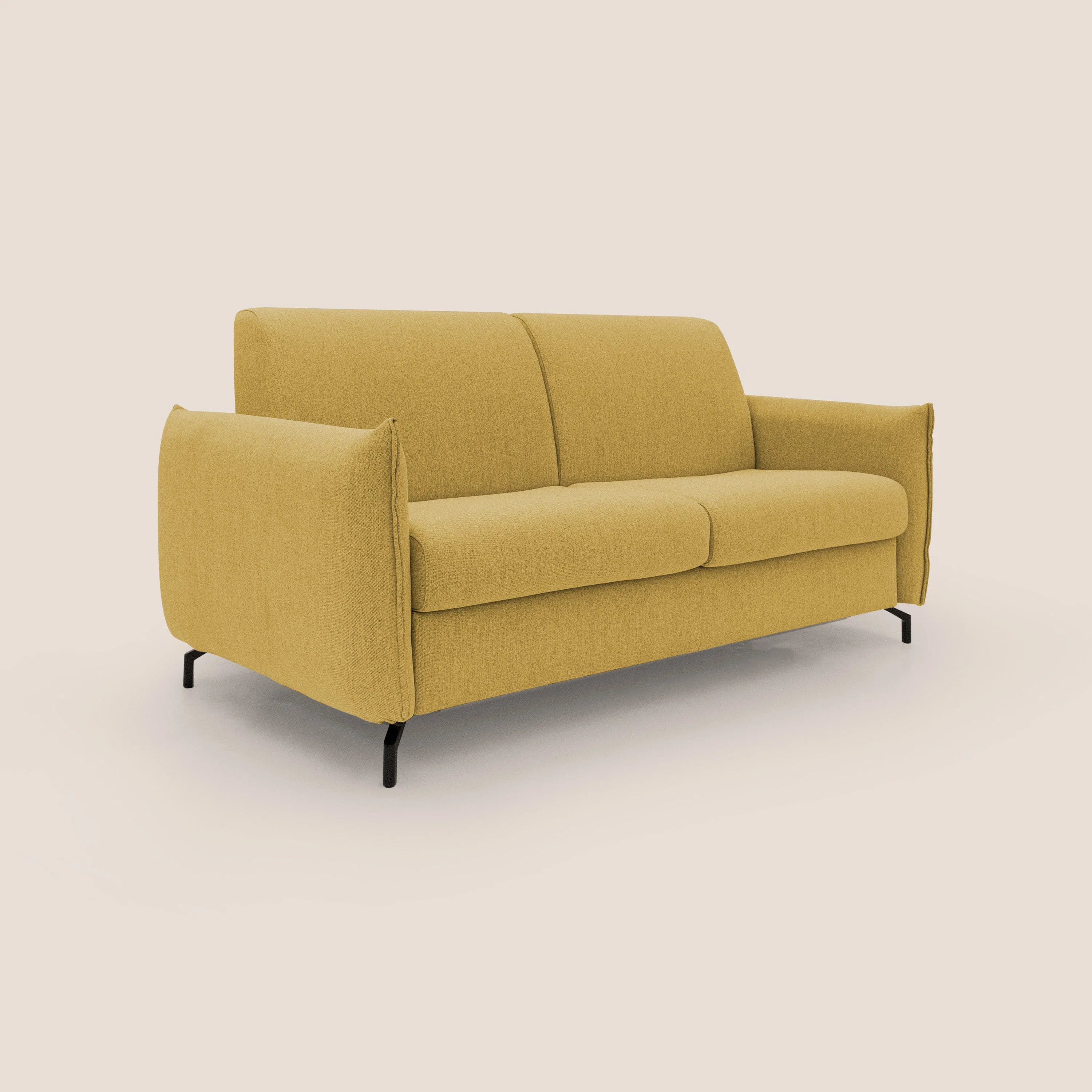 Scarlet canapé convertible en tissu mixte  coton imperméable T19 jaune - Image 3