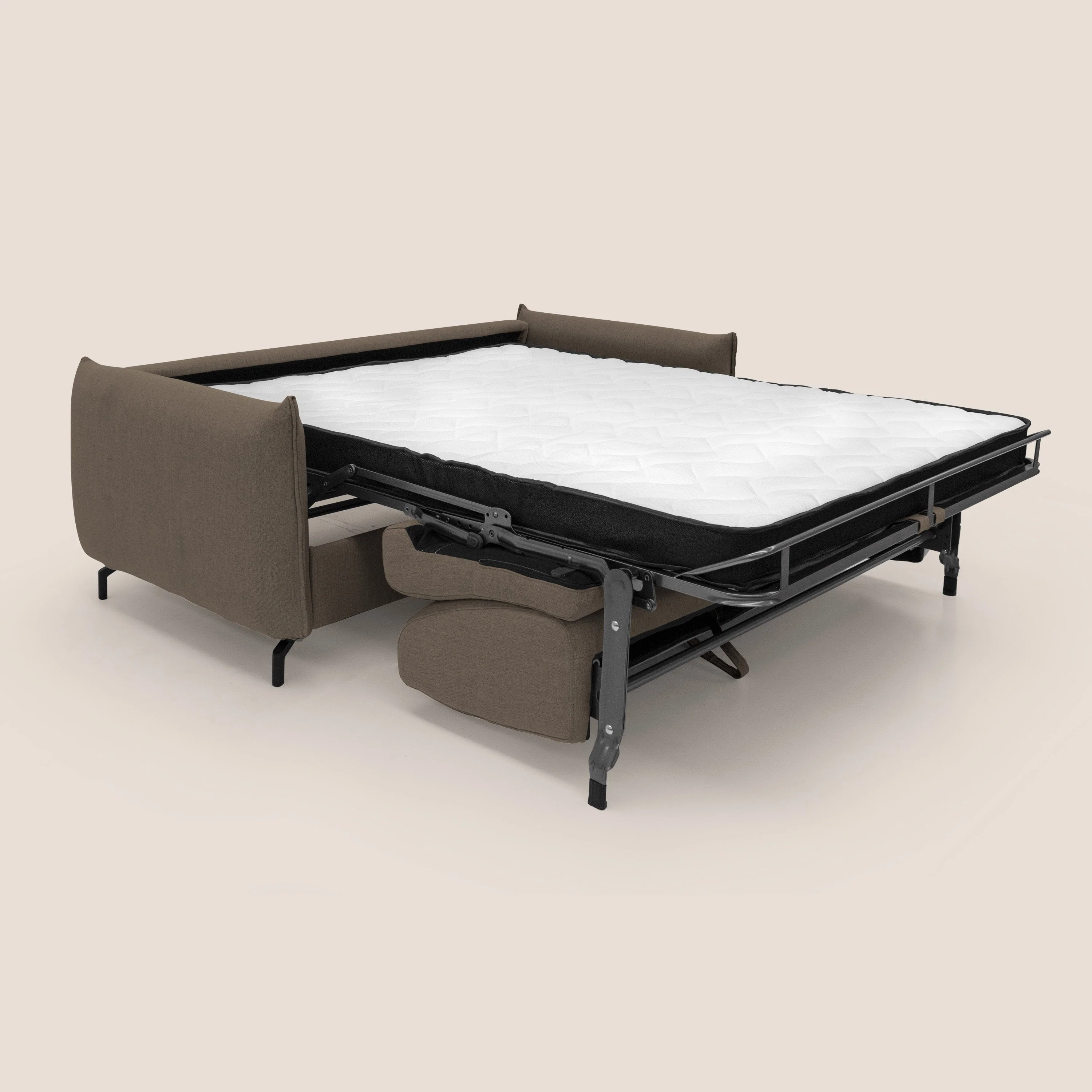 Scarlet canapé convertible en tissu mixte  coton imperméable T19 marron - Image 2