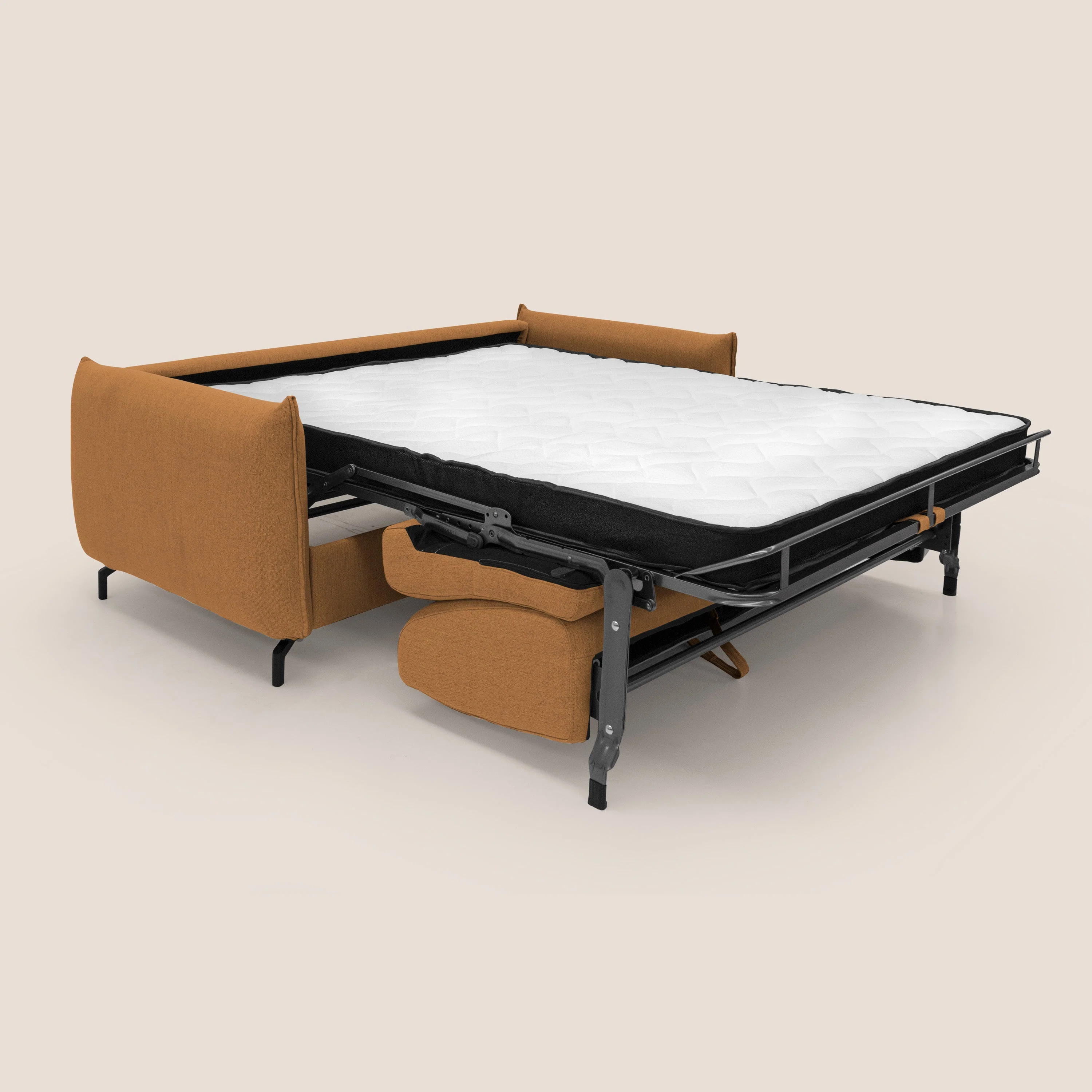Scarlet canapé convertible en tissu mixte  coton imperméable T19 orange - Image 4
