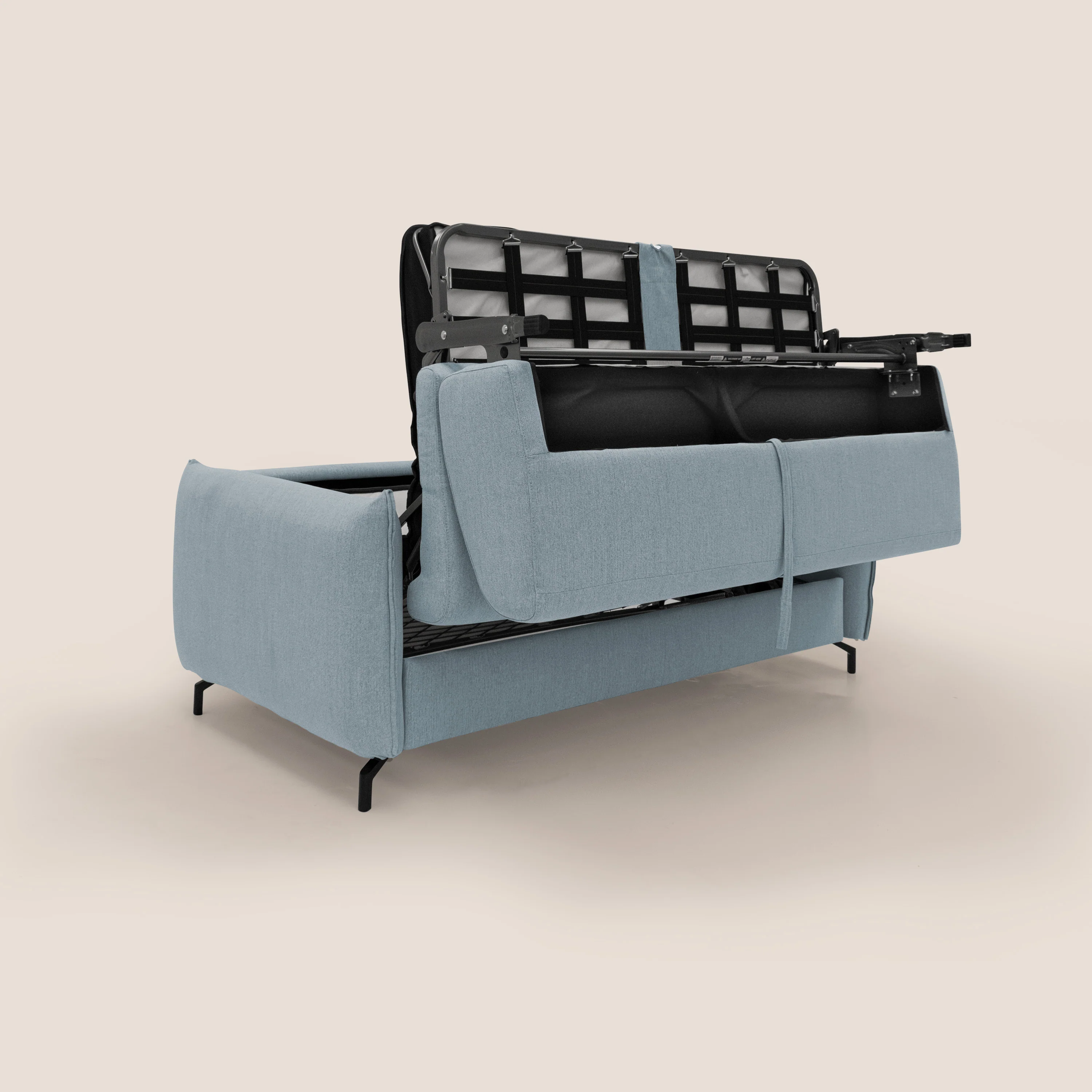 Scarlet canapé convertible en tissu mixte  coton imperméable T19 sucre glace - Image 11