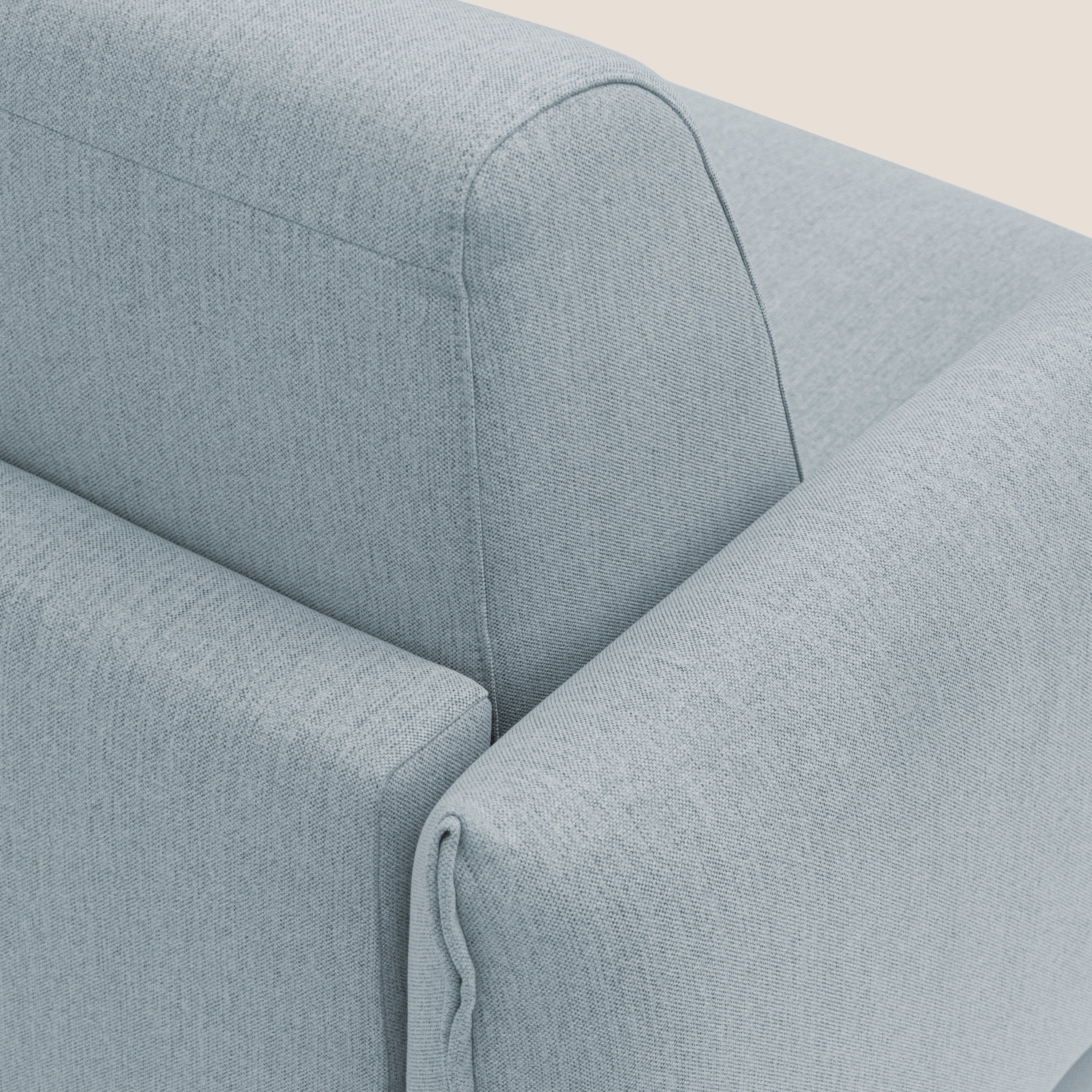 Scarlet canapé convertible en tissu mixte  coton imperméable T19 sucre glace - Image 9