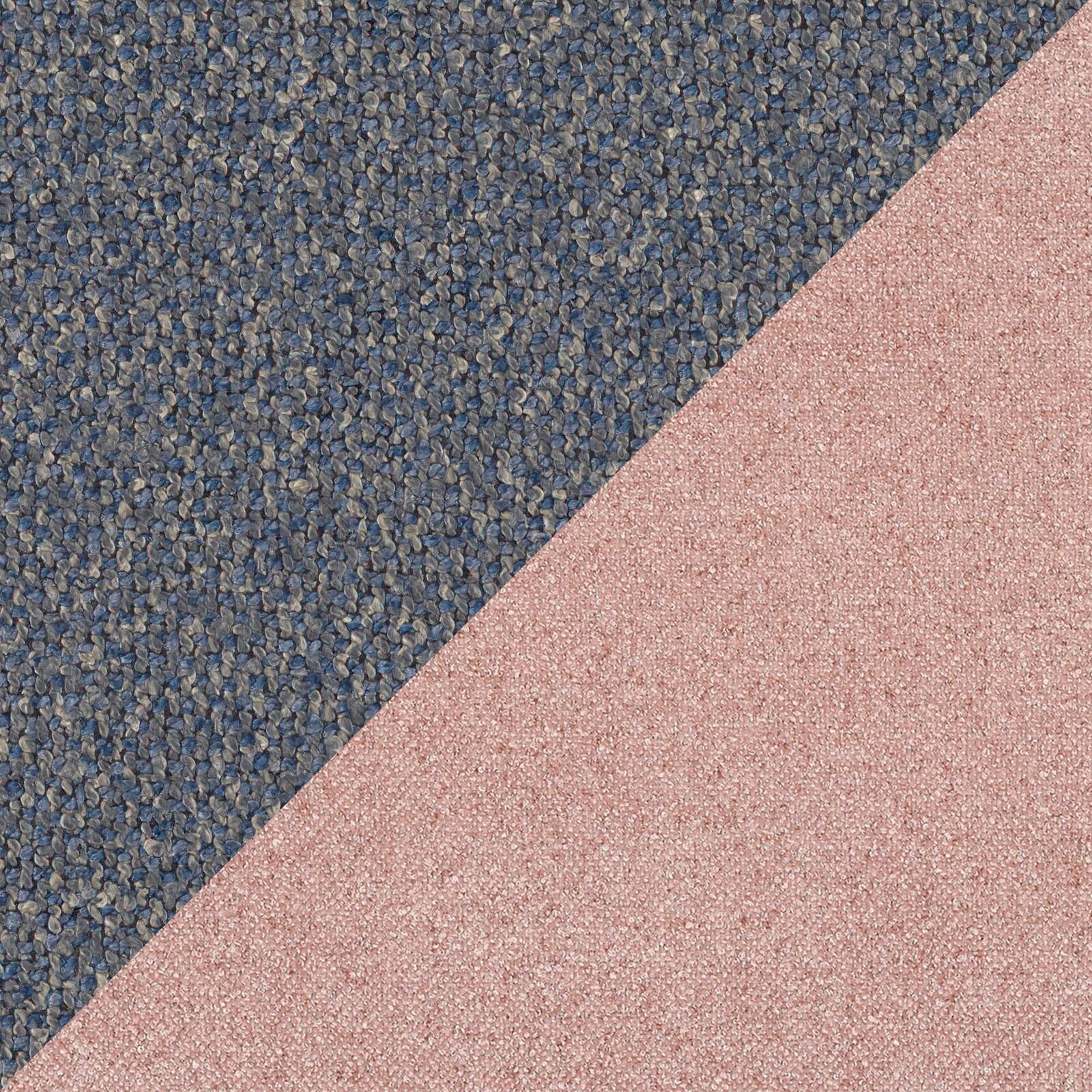 Soleil lit rembourré design avec pieds hauts en métal en bouclette détachable T12 bleu - Image 8