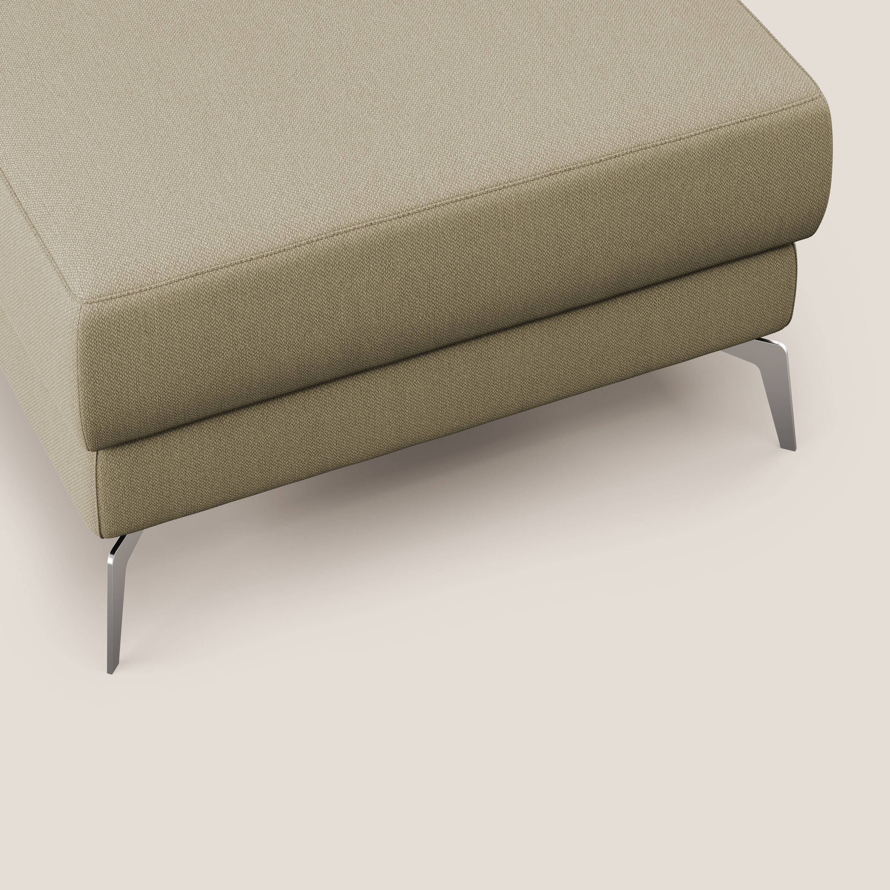 Star Pouf avec pieds hauts en tissu détachable T05 chameau - Image 6