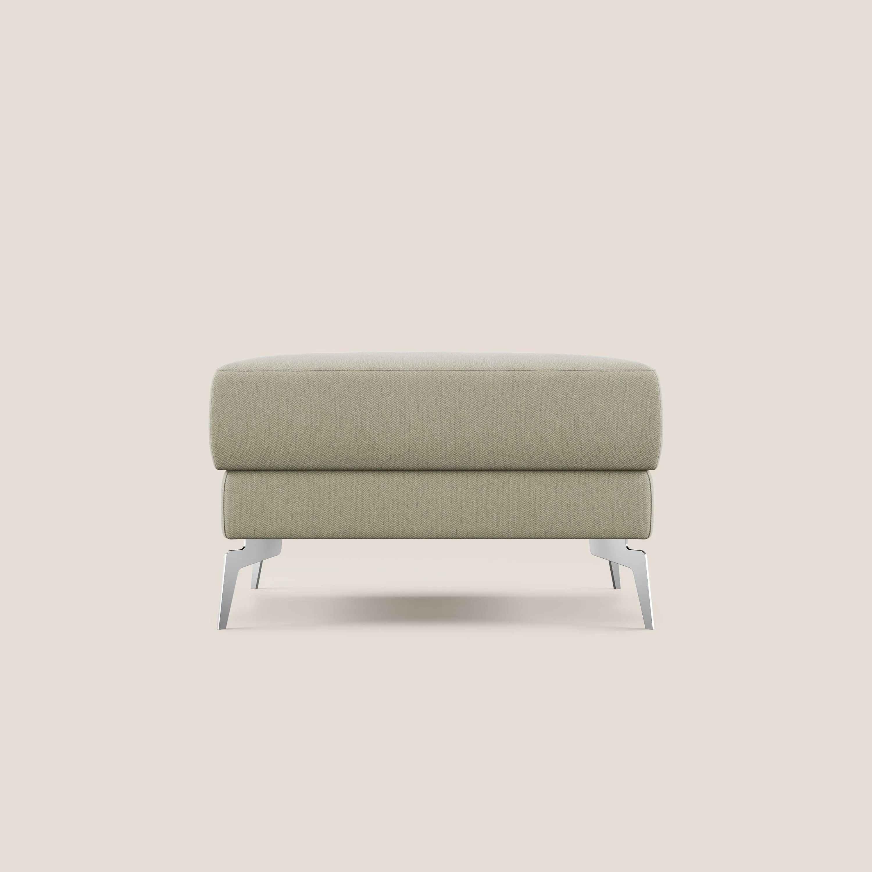 Star Pouf avec pieds hauts en tissu détachable T05 crÚme