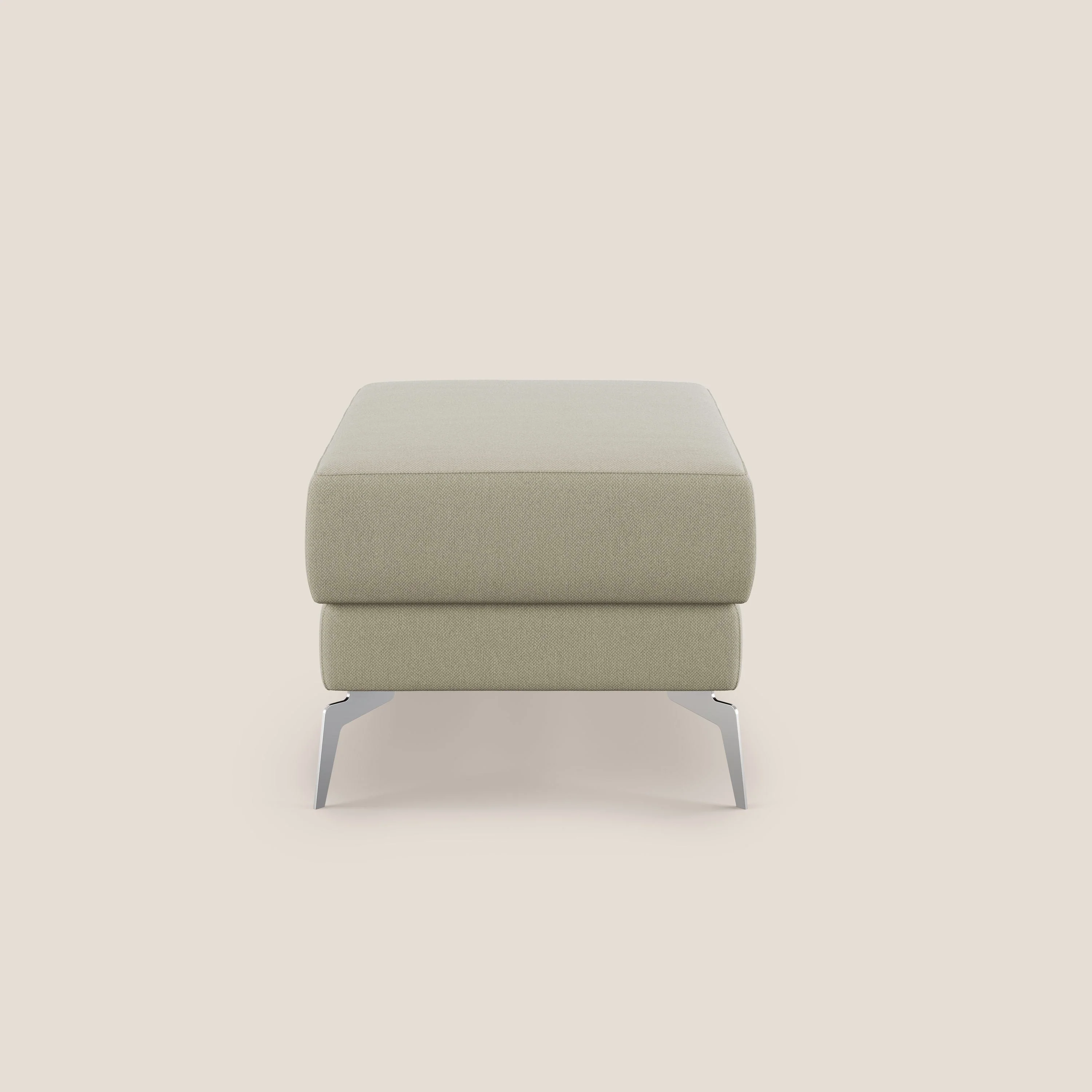 Star Pouf avec pieds hauts en tissu détachable T05 crÚme - Image 3