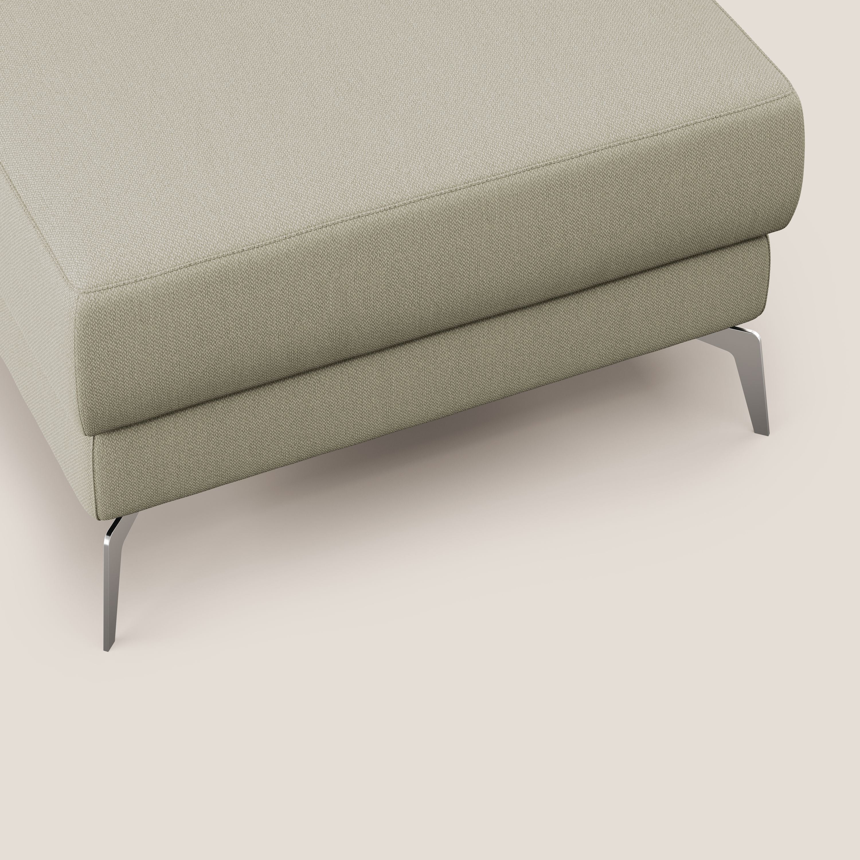 Star Pouf avec pieds hauts en tissu détachable T05 crÚme - Image 6