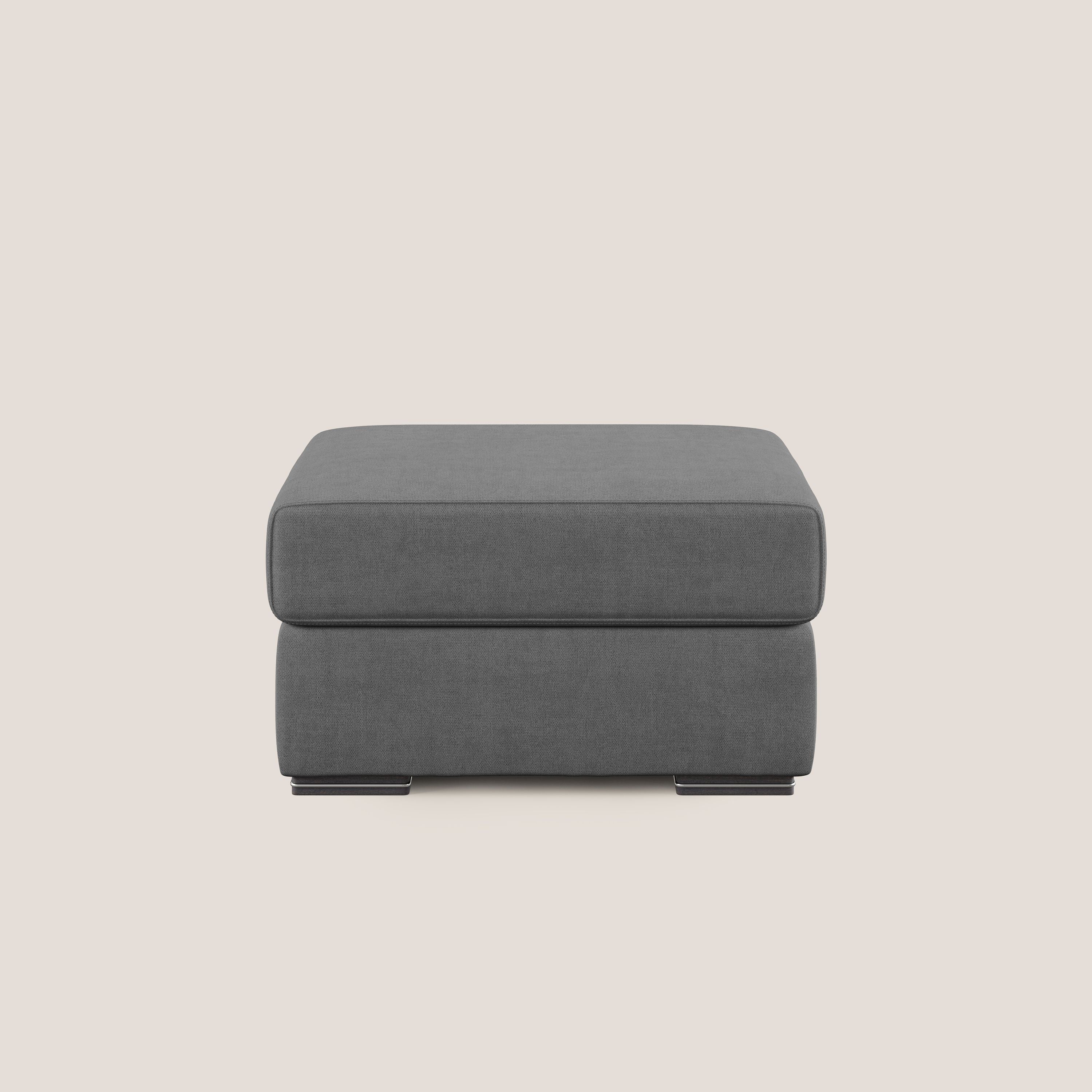 Sun pouf coffre en tissu imperméable T02 gris