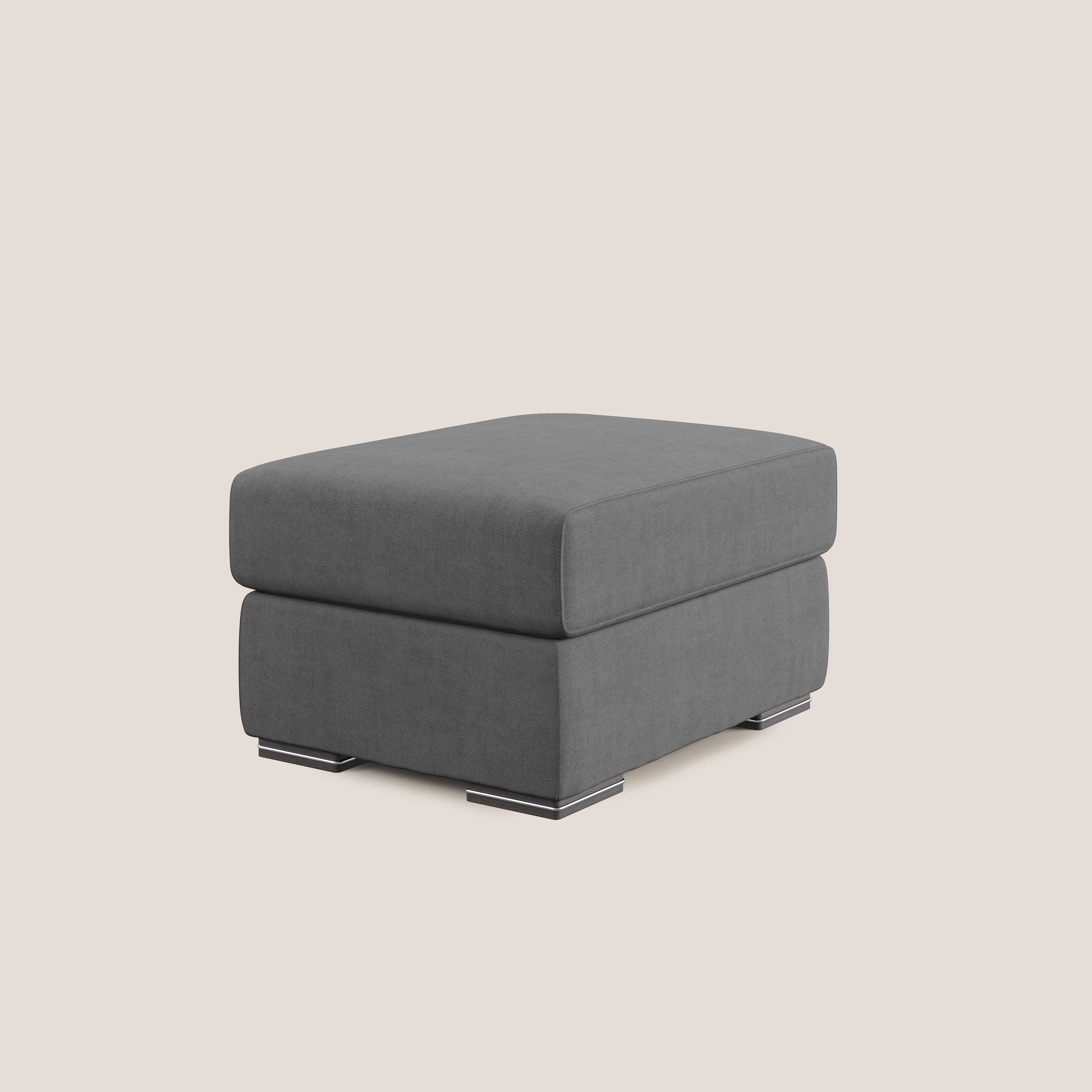 Sun pouf coffre en tissu imperméable T02 gris - Image 2