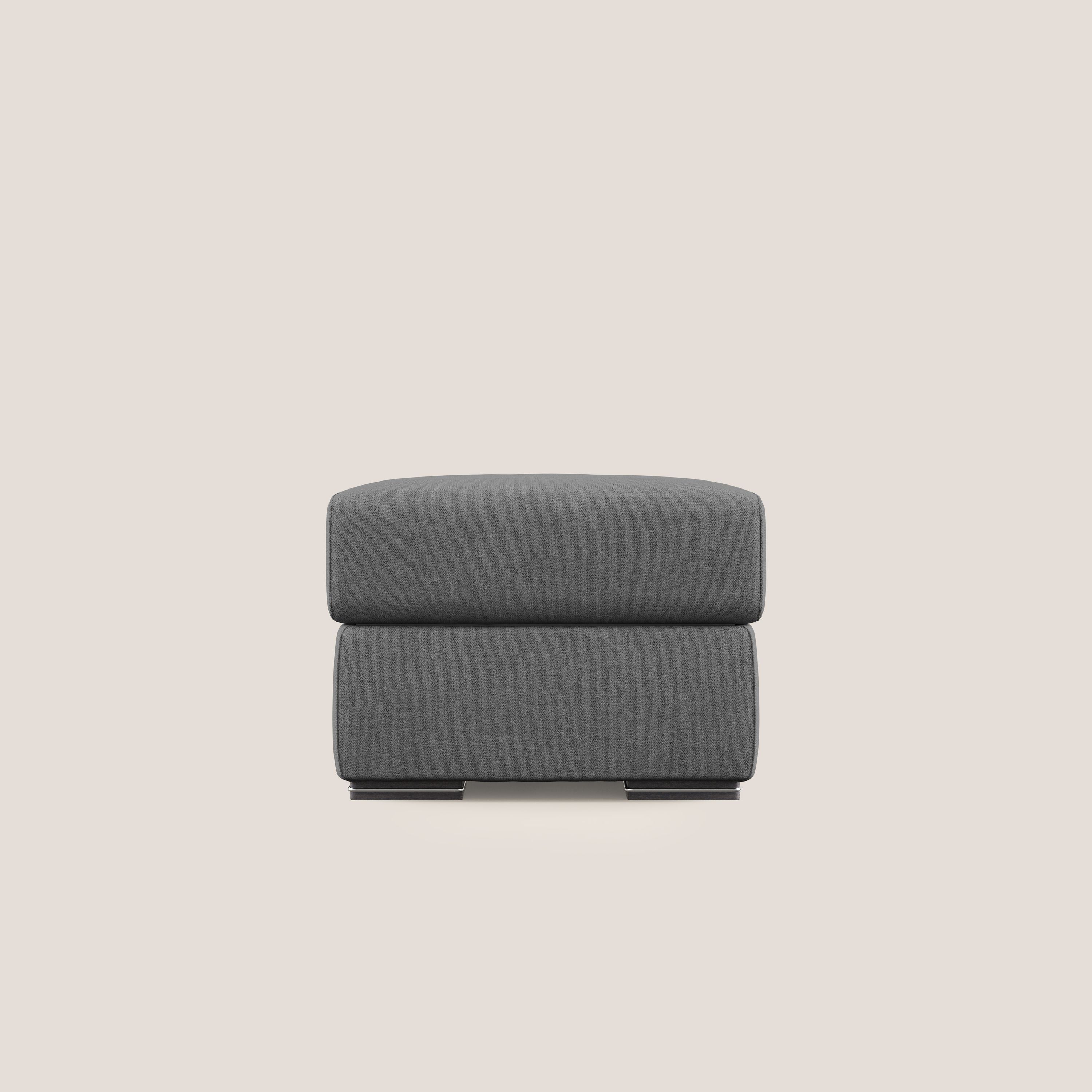 Sun pouf coffre en tissu imperméable T02 gris - Image 7