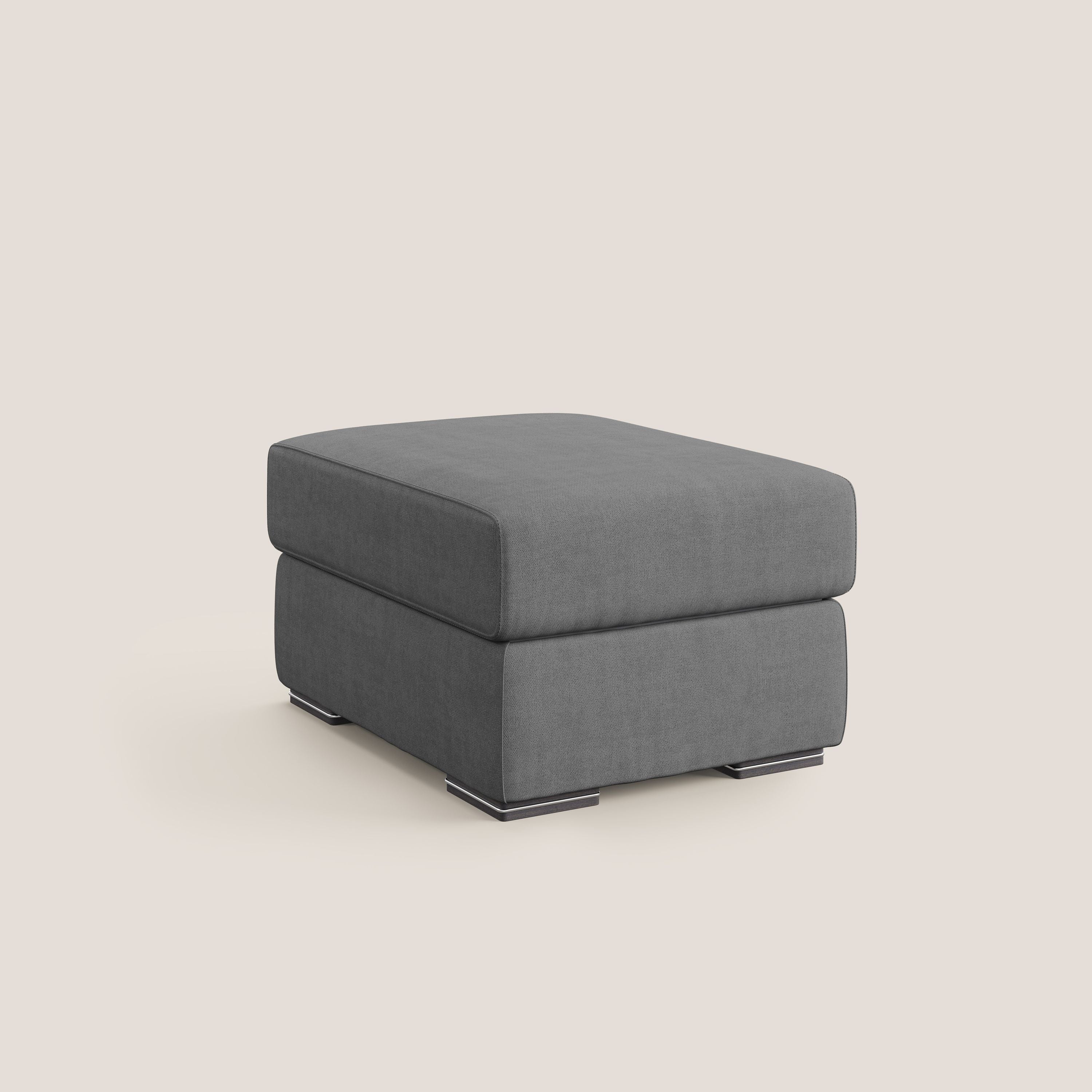 Sun pouf coffre en tissu imperméable T02 gris - Image 8
