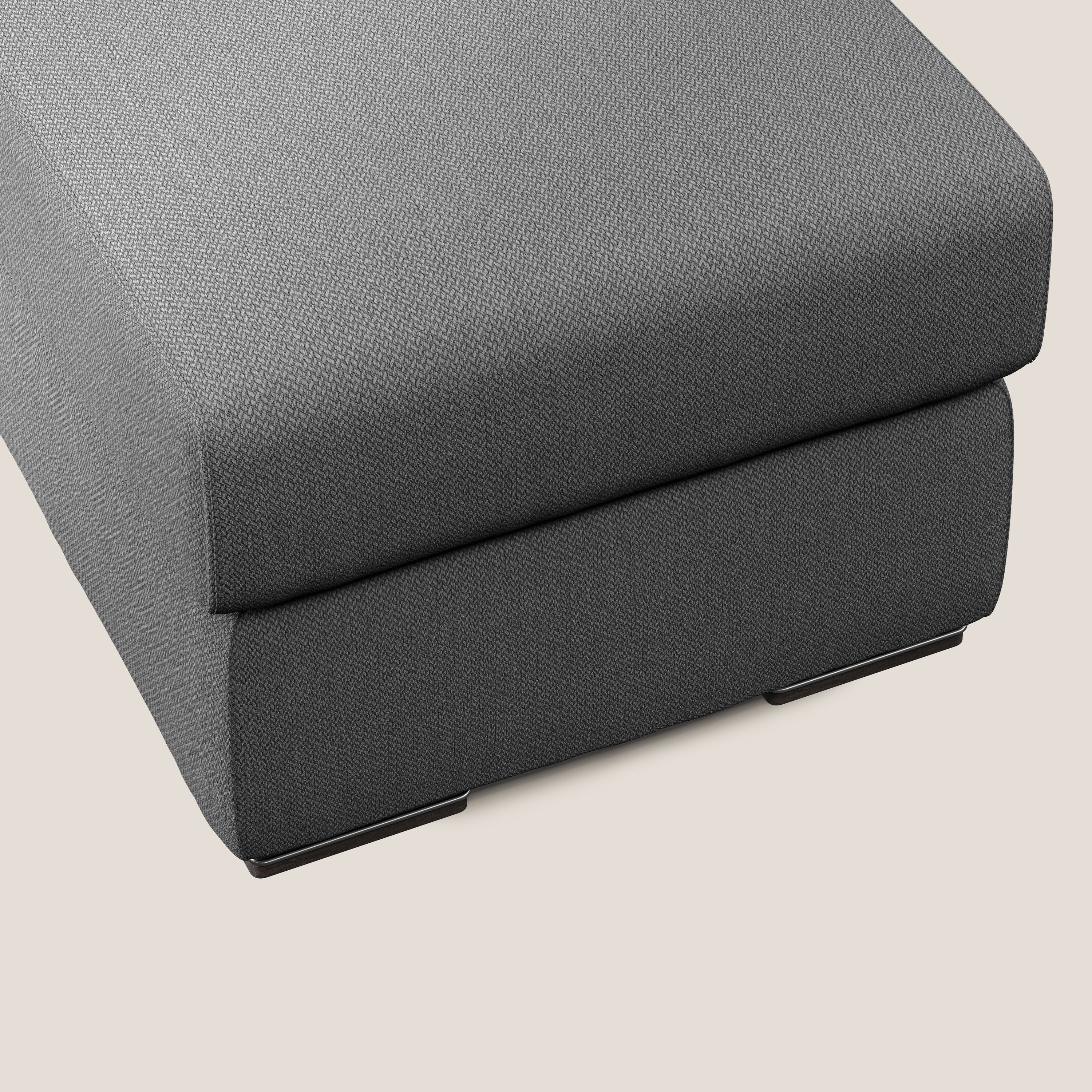 Sun pouf coffre en tissu détachable T05 anthracite - Image 4