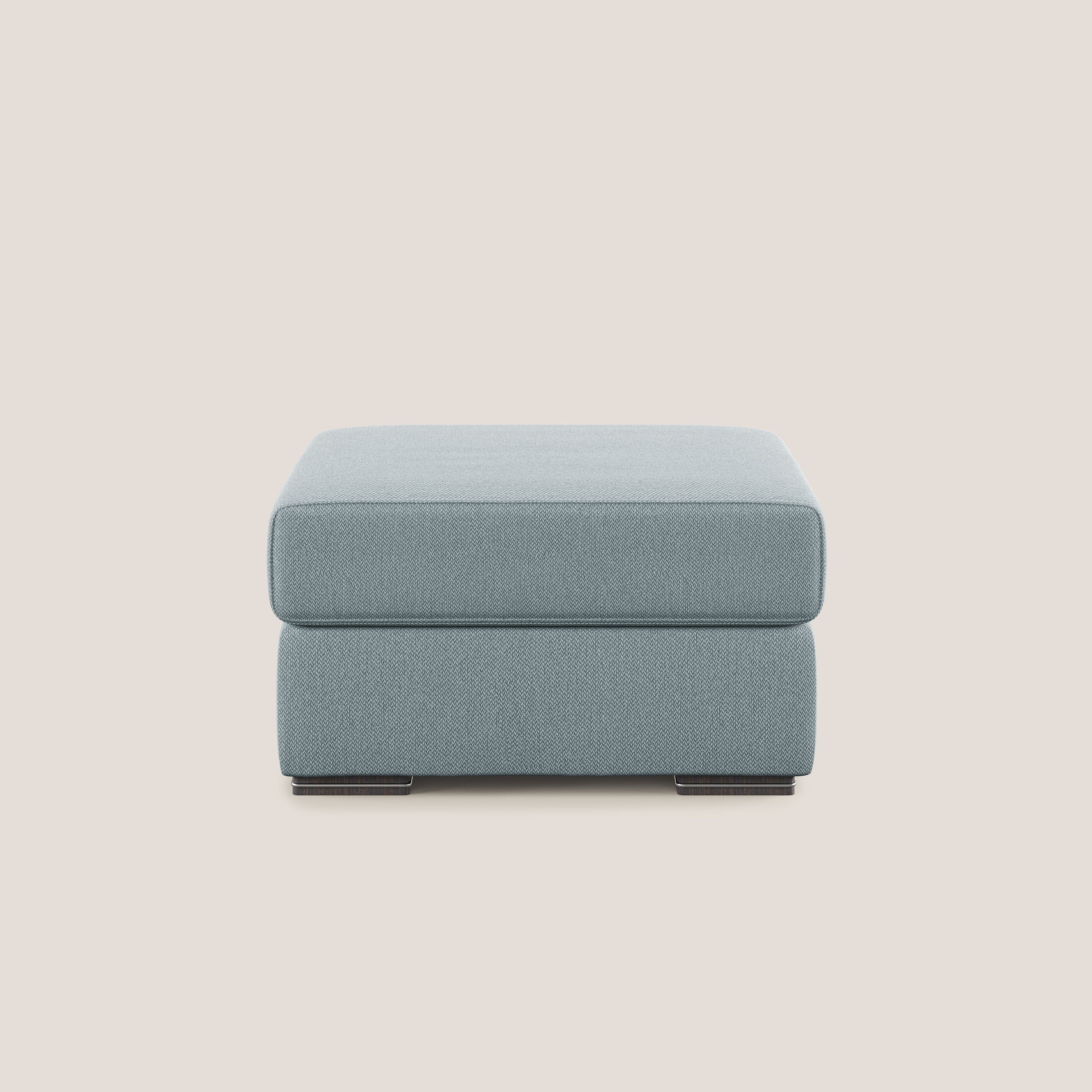 Sun pouf coffre en tissu détachable T05 bleu pastel