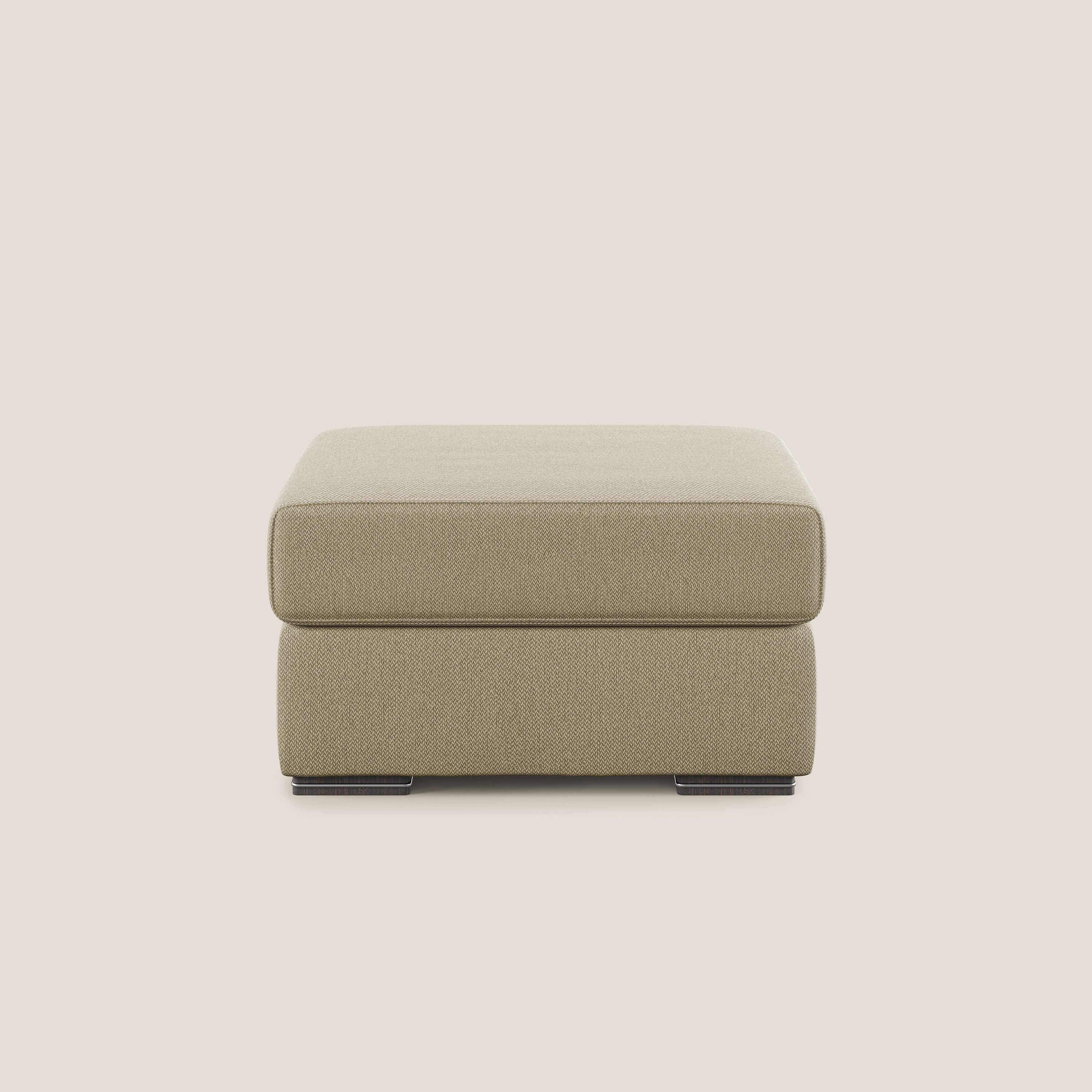 Sun pouf coffre en tissu détachable T05 camel