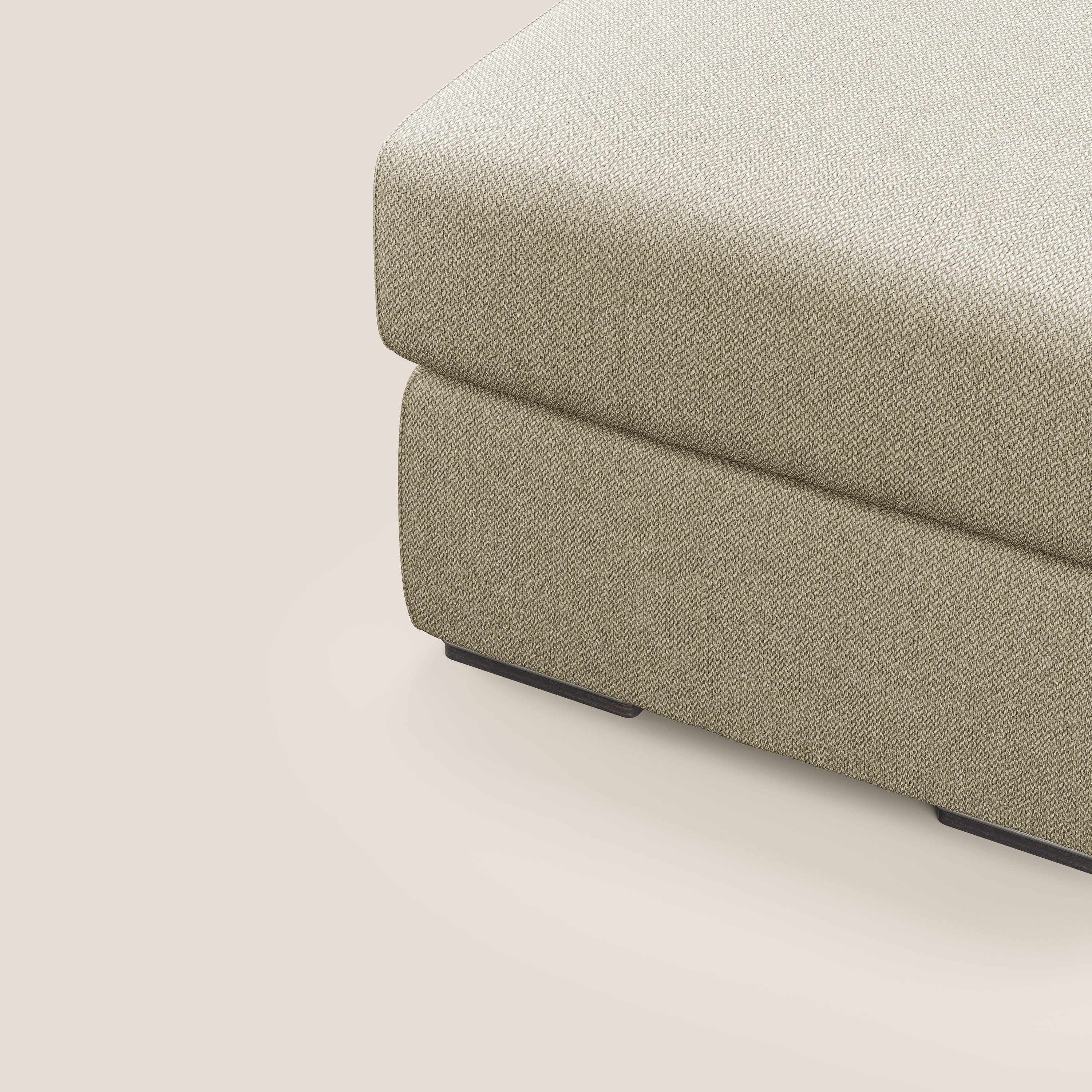 Sun pouf coffre en tissu détachable T05 camel - Image 5