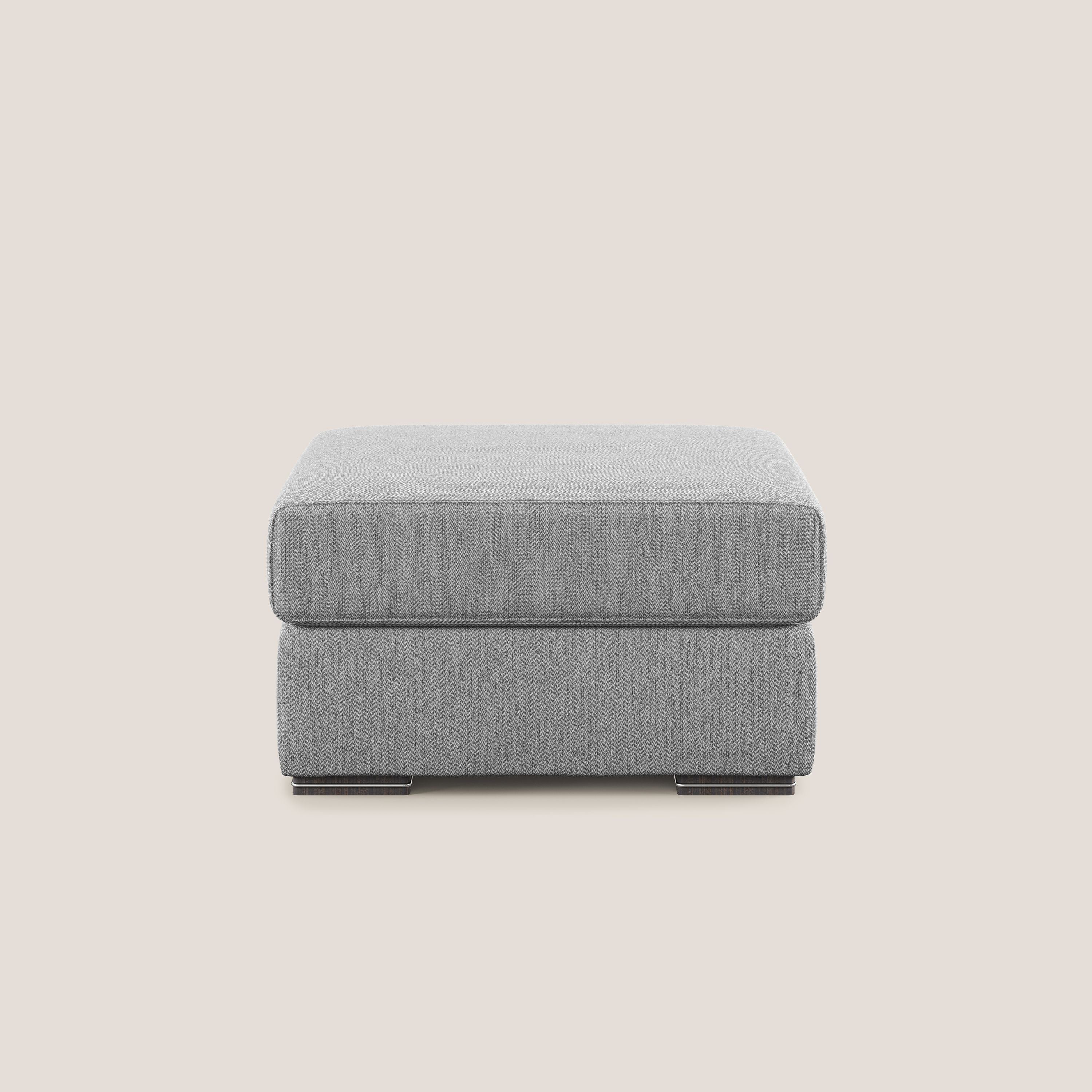 Sun pouf coffre en tissu détachable T05 gris