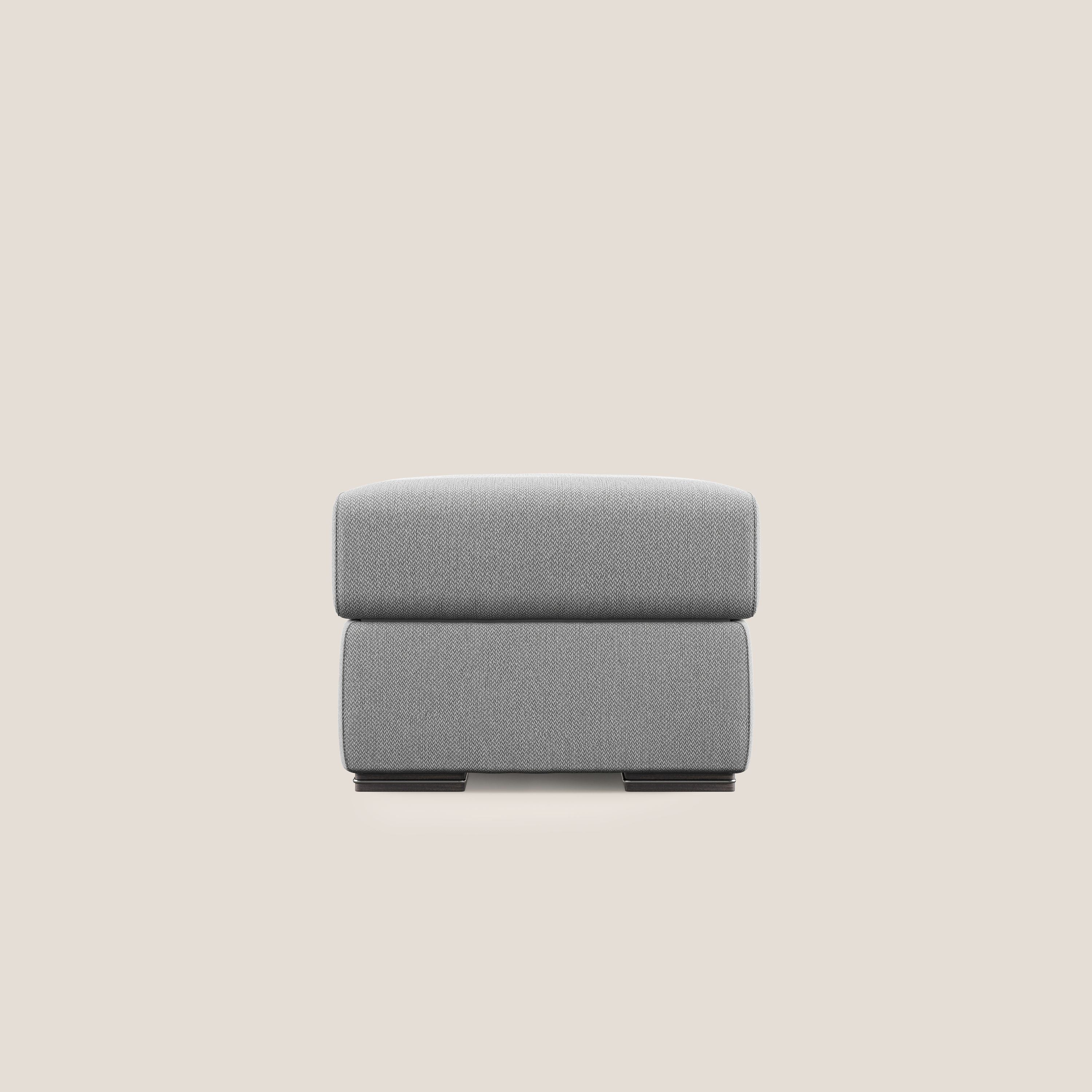 Sun pouf coffre en tissu détachable T05 gris - Image 7
