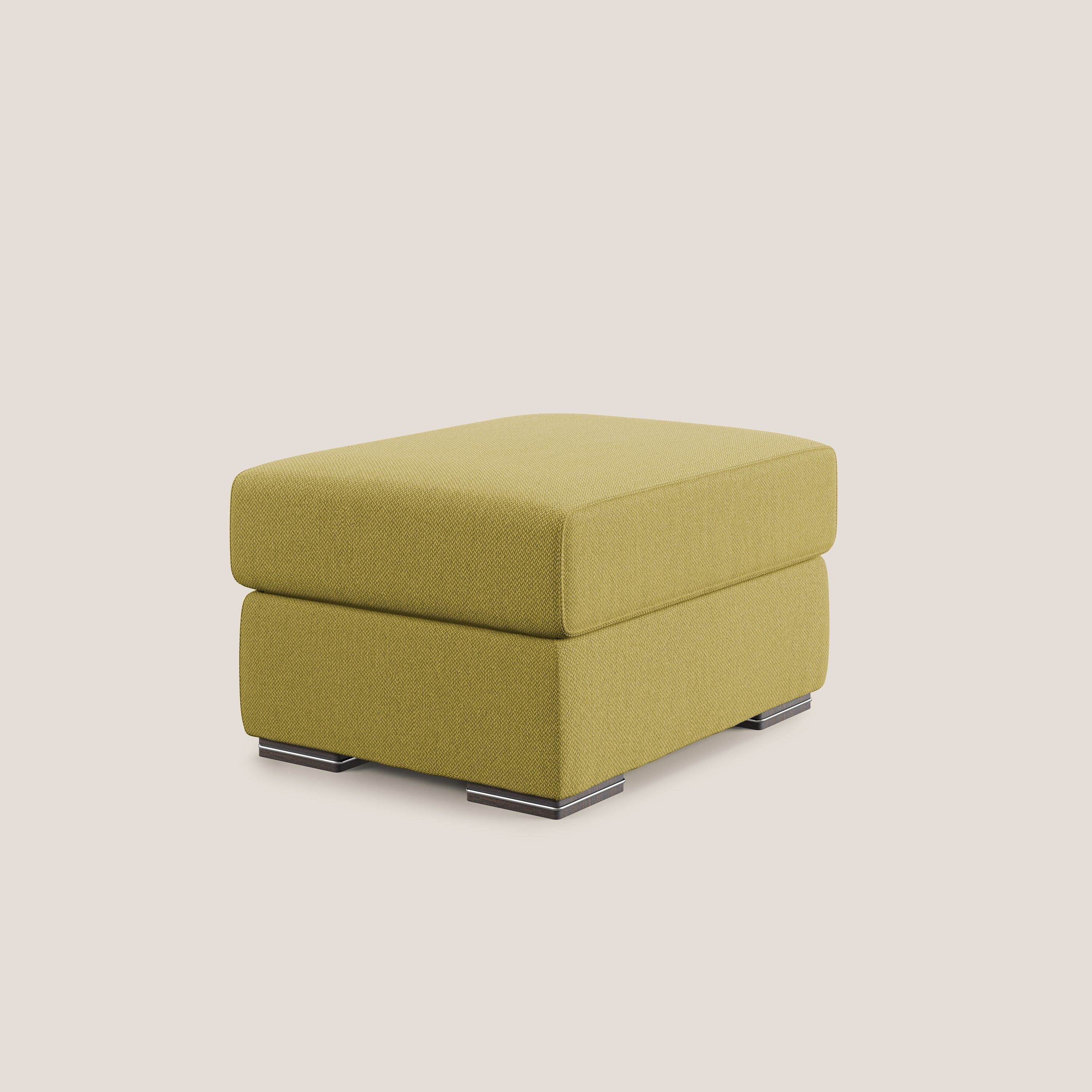Sun pouf coffre en tissu détachable T05 jaune - Image 2