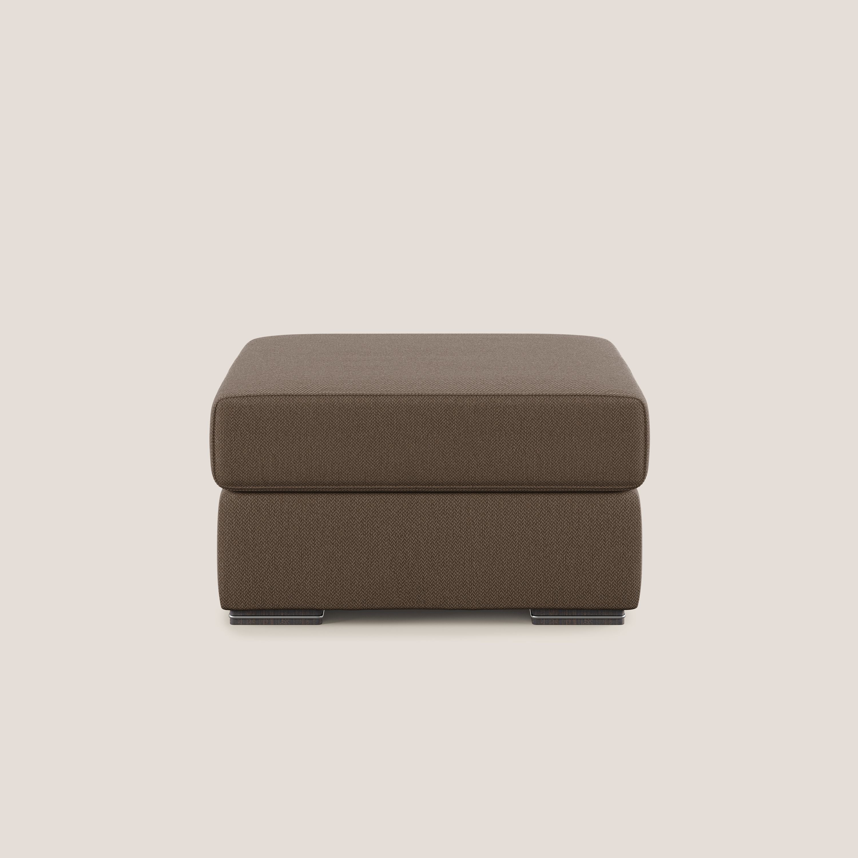 Sun pouf coffre en tissu détachable T05 marron
