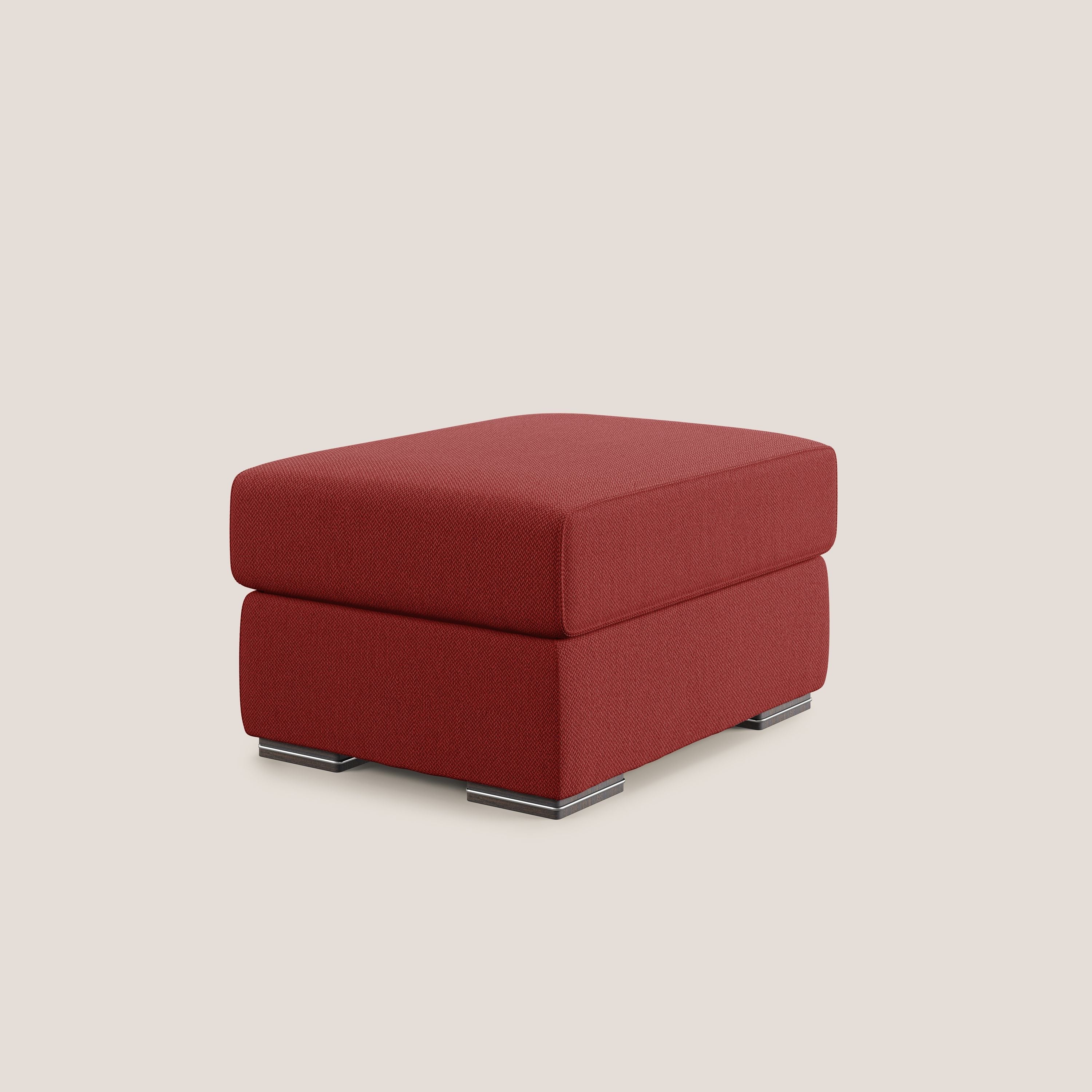 Sun pouf coffre en tissu détachable T05 rouge - Image 2