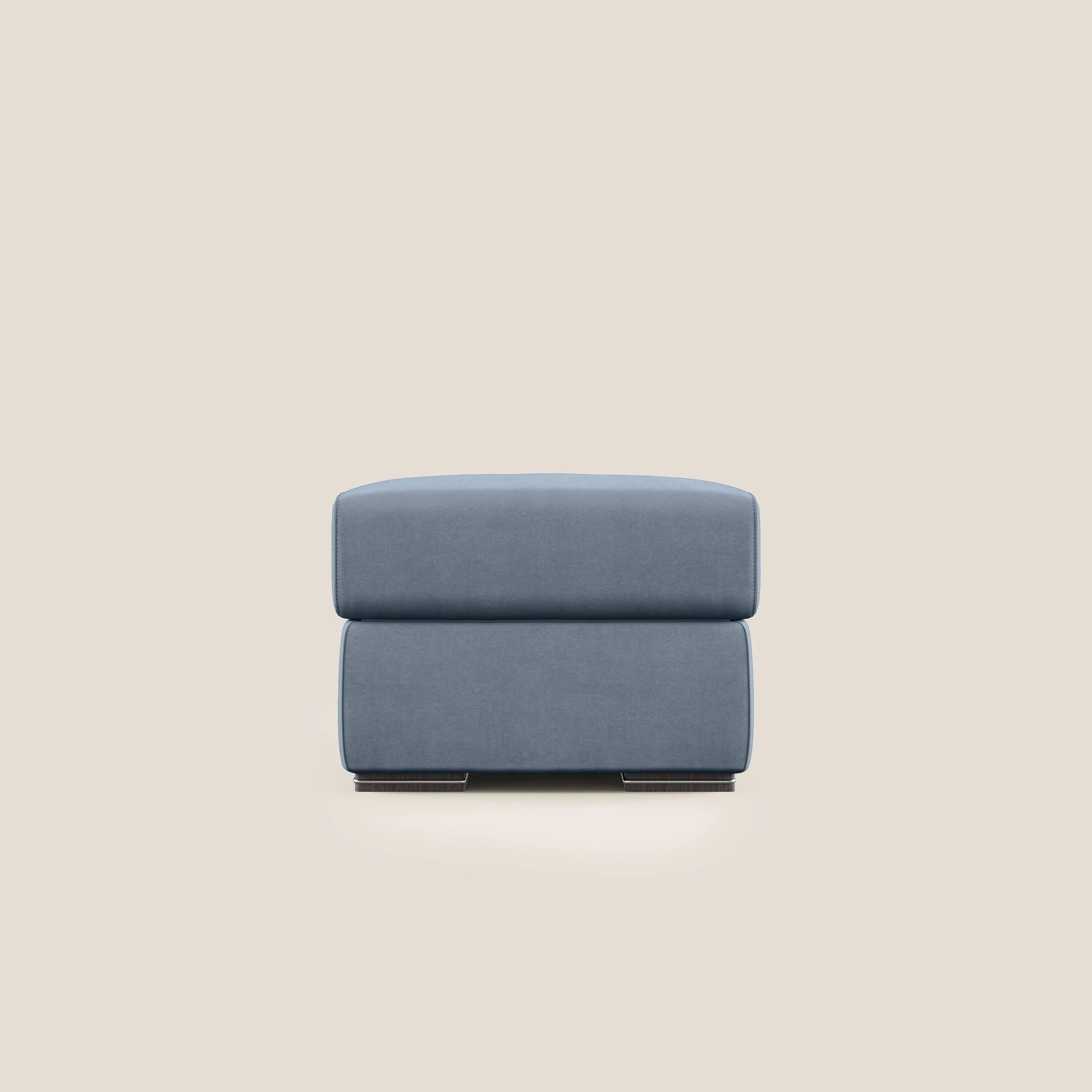 Sun pouf coffre en microfibre détachable T11 sucre glace - Image 7
