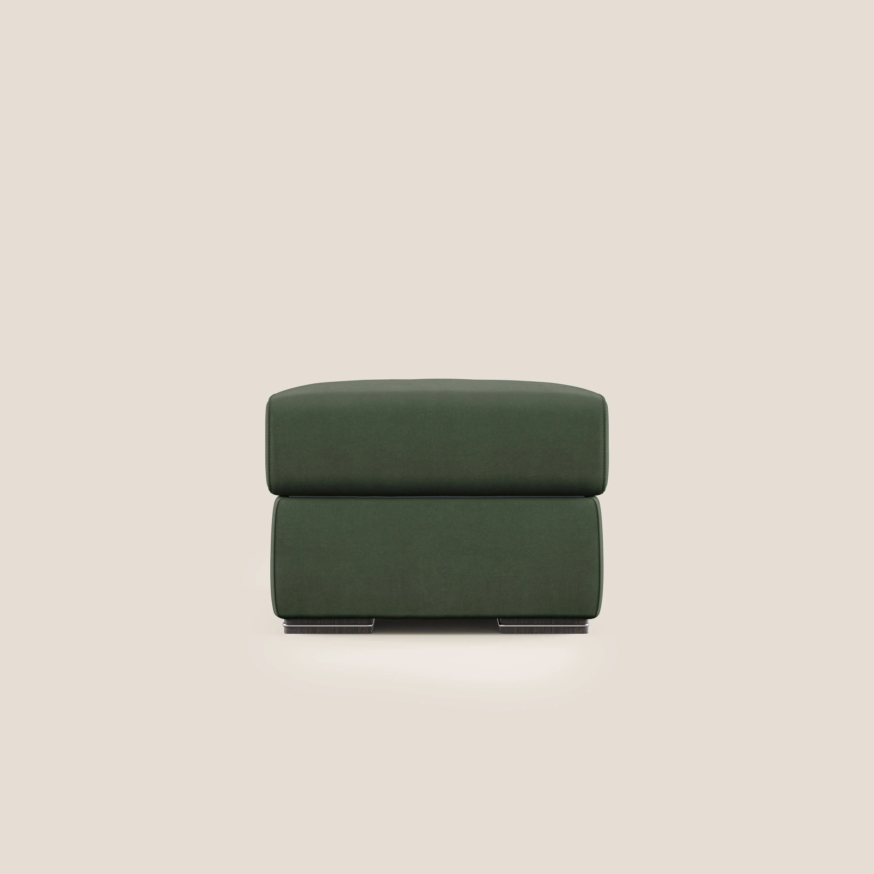 Sun pouf coffre en microfibre détachable T11 vert - Image 7