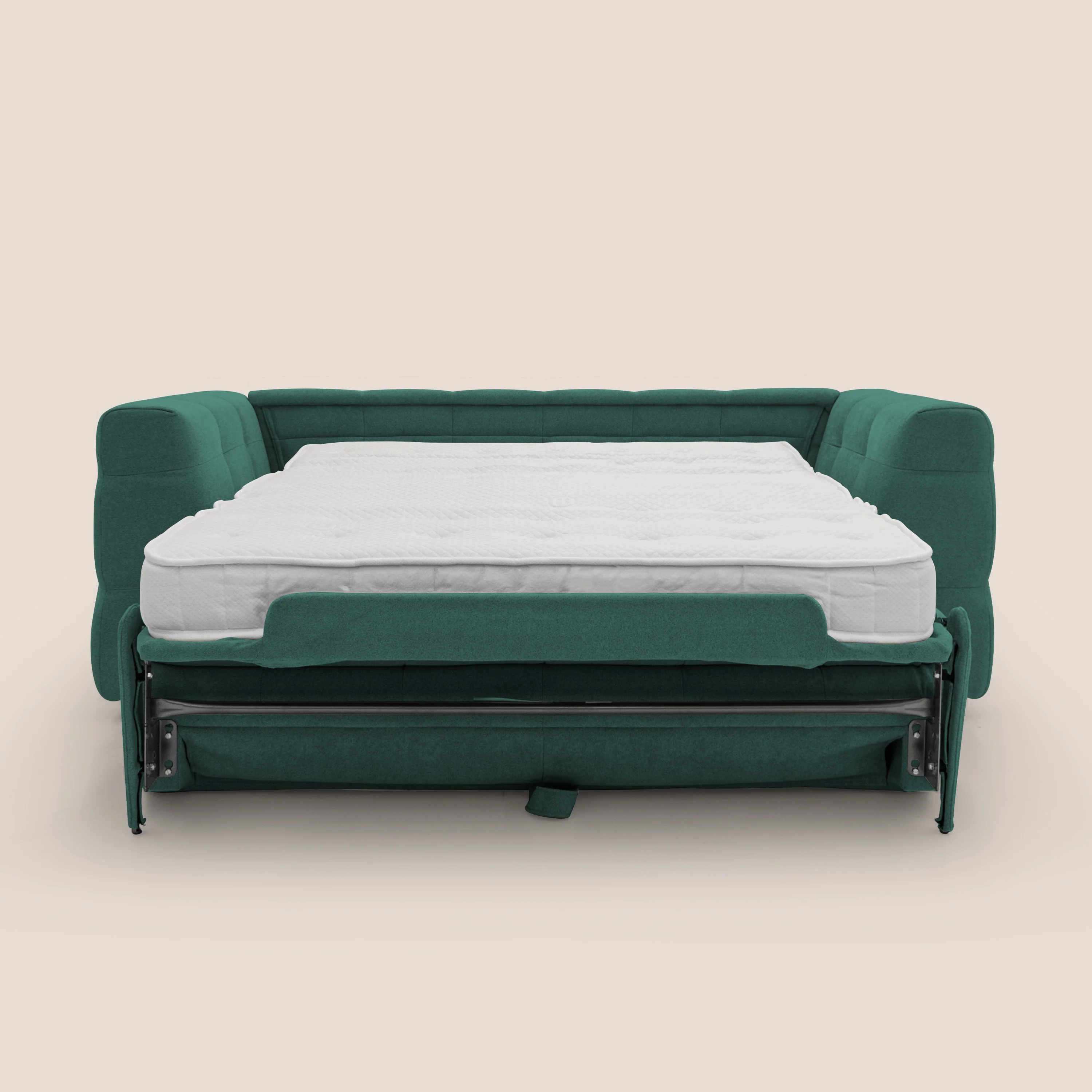 Tender Canapé convertible avec matelas H14 cm en bouclette imperméable T07 vert - Image 13