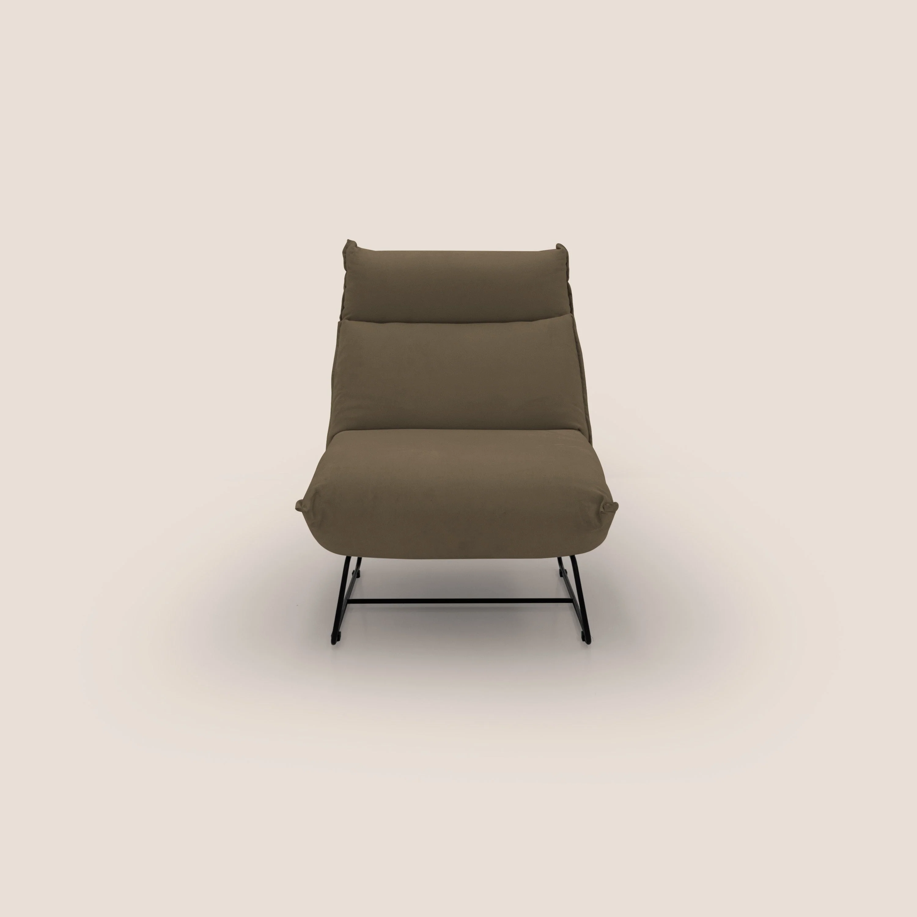 Tessa Fauteuil au design moderne en microfibre détachable T11 marron