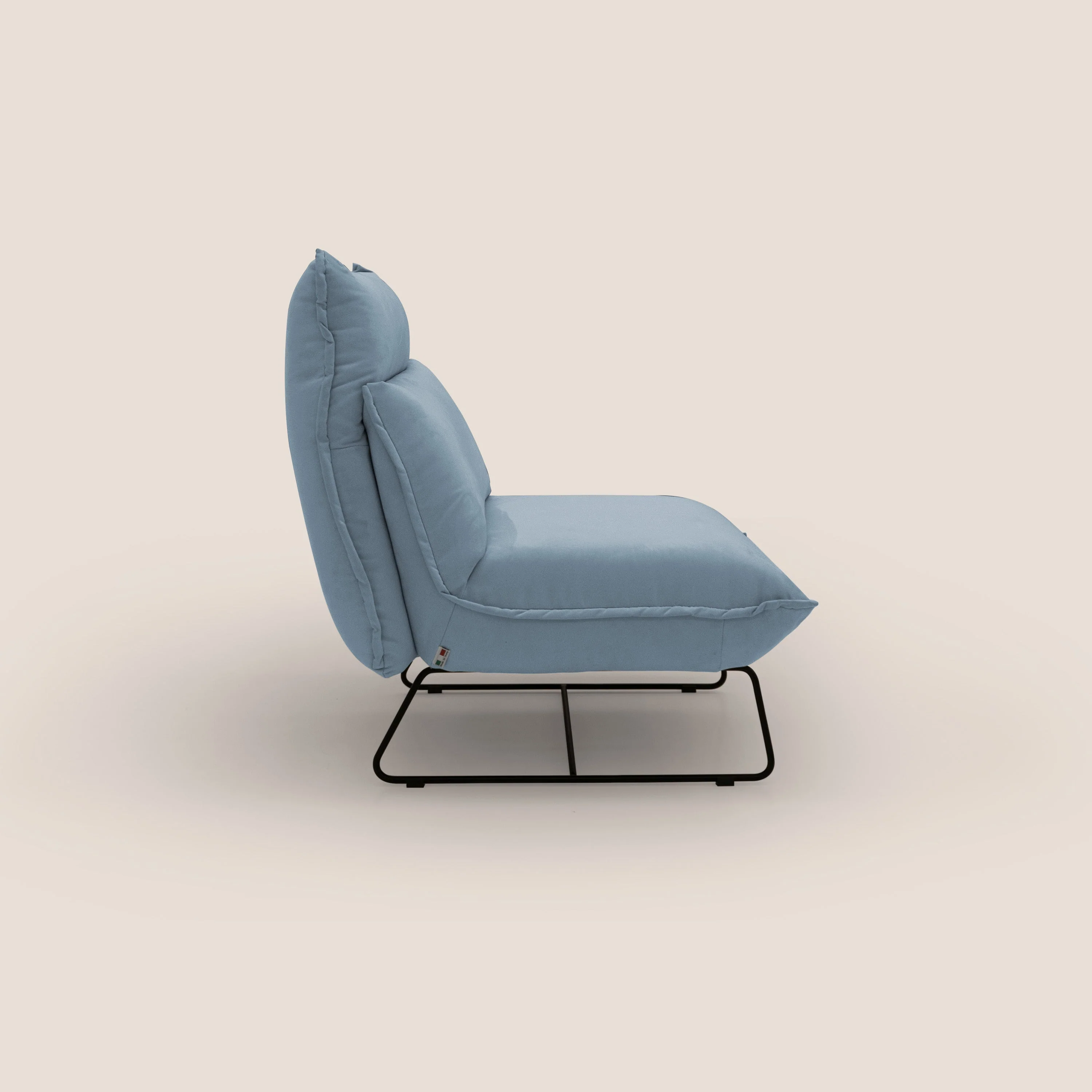 Tessa Fauteuil au design moderne en microfibre détachable T11 sucre glace - Image 7