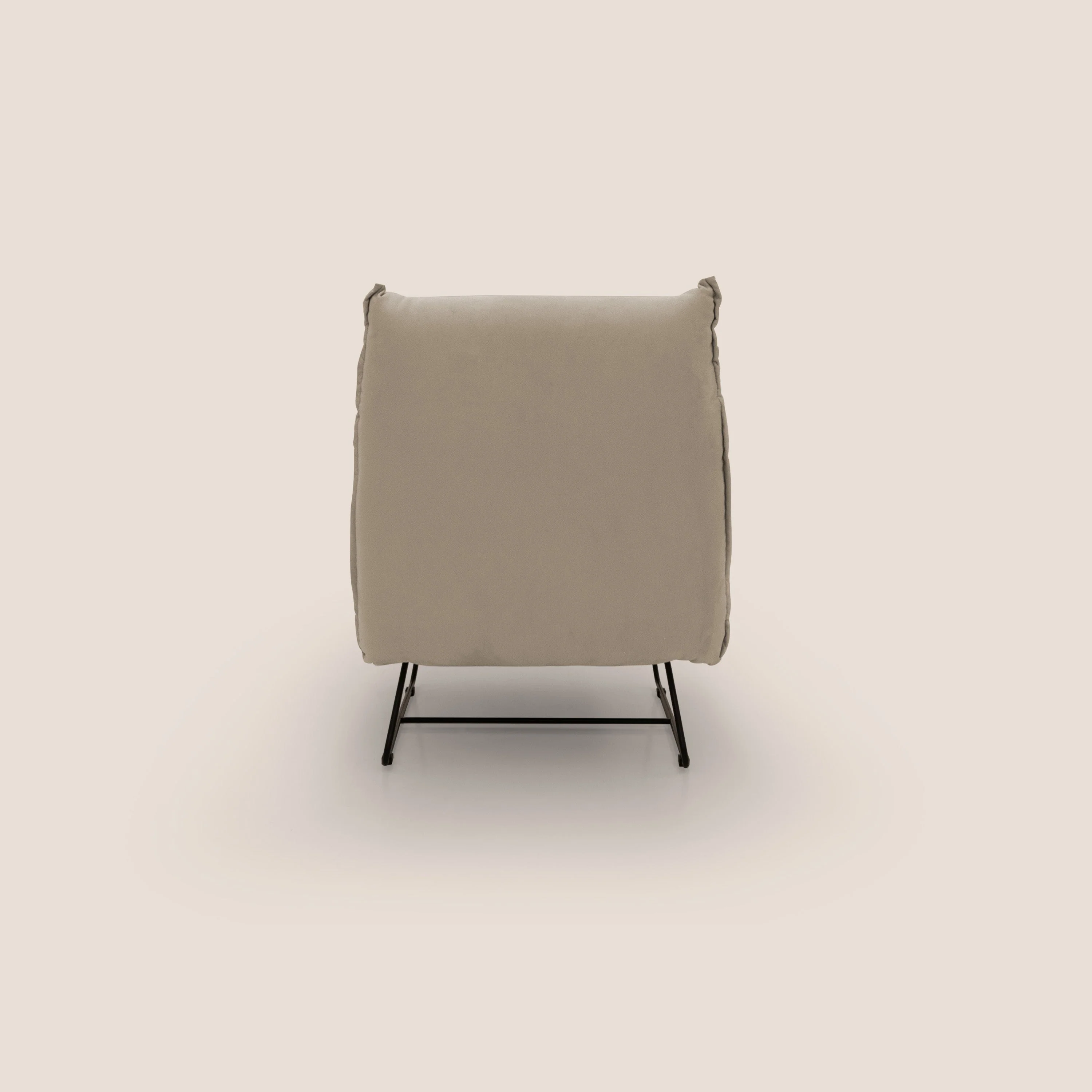 Tessa Fauteuil au design moderne en microfibre détachable T11 Taupe tortora - Image 8