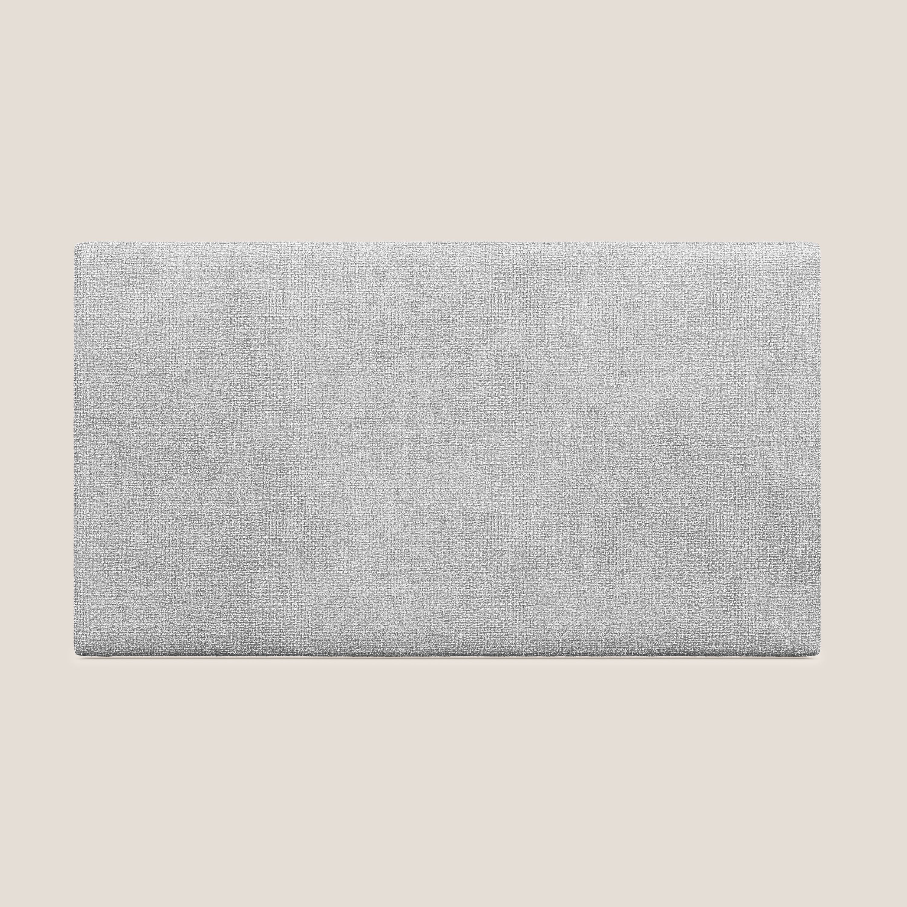 Tête de lit en panneau mural grand de différentes dimensions en tissu doux détachable T10 gris clair