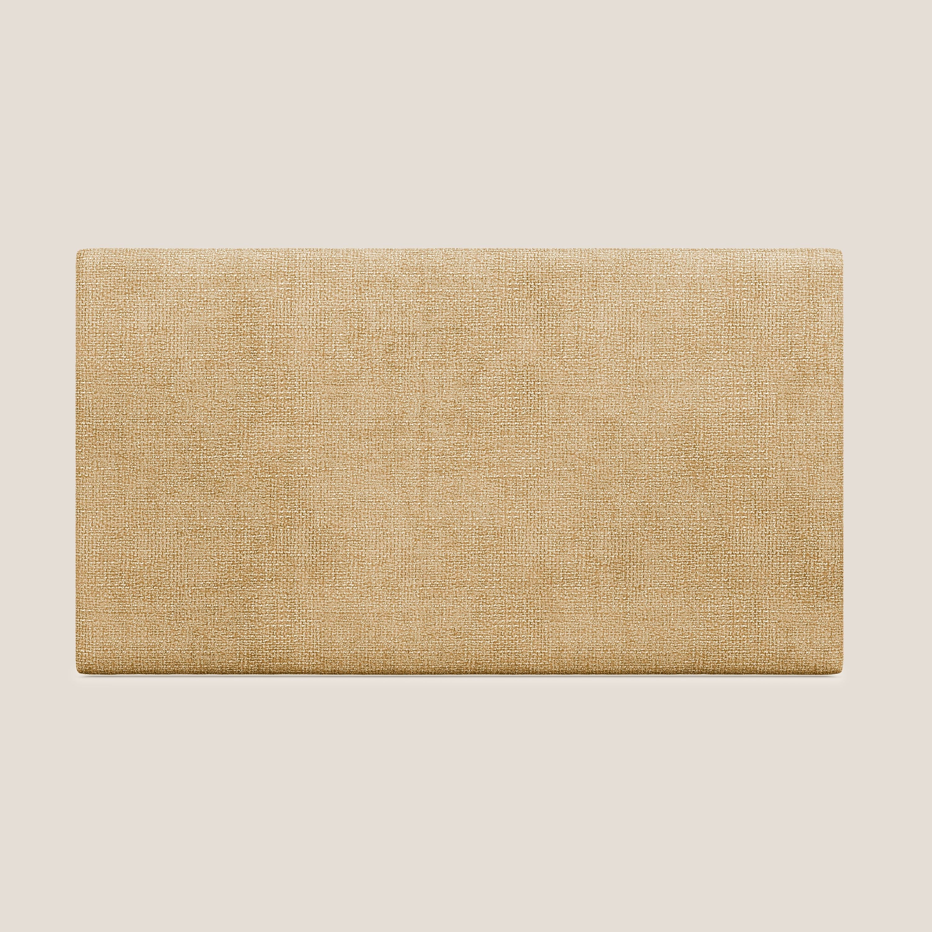 Tête de lit en panneau mural grand de différentes dimensions en tissu doux détachable T10 jaune
