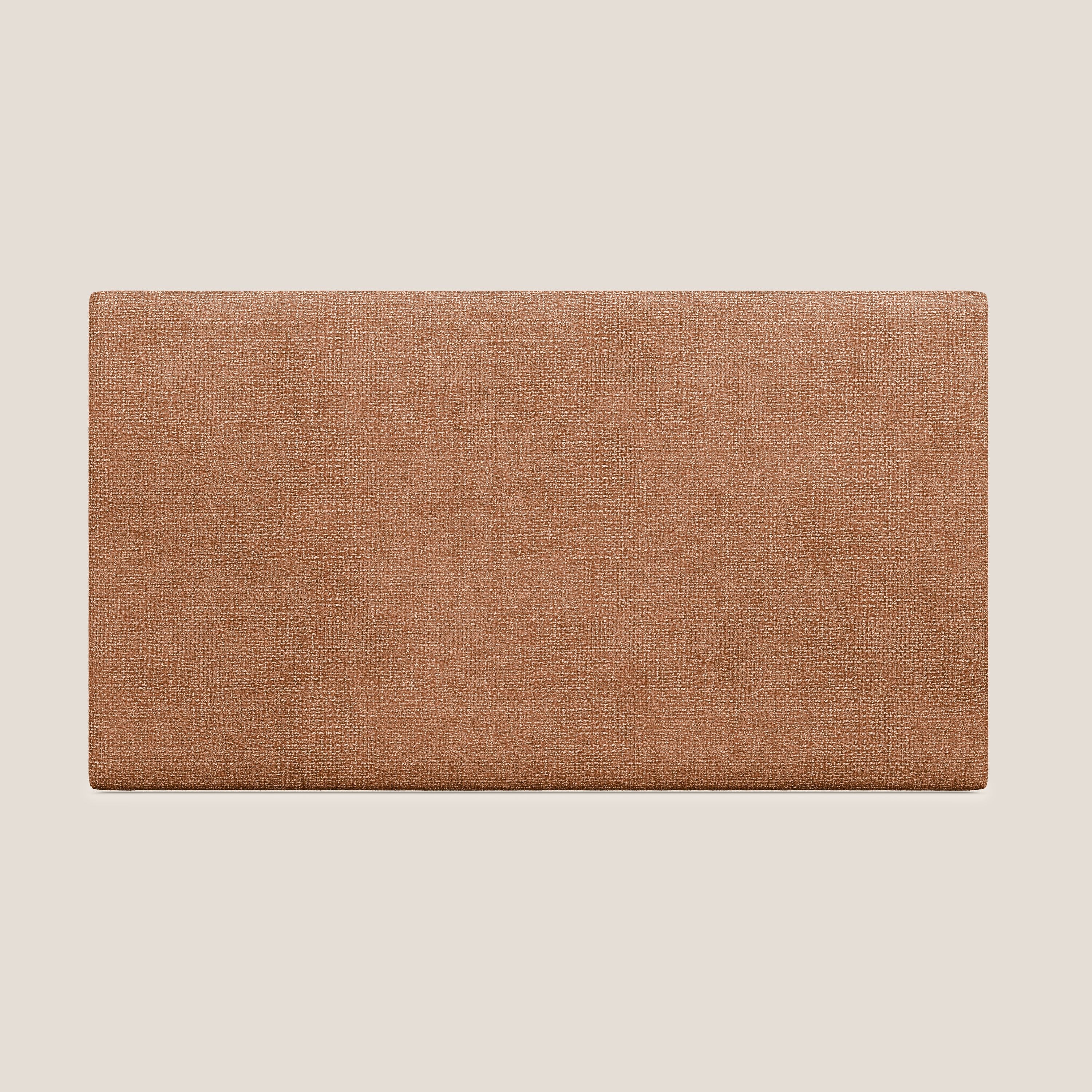 Tête de lit en panneau mural grand de différentes dimensions en tissu doux détachable T10 orange