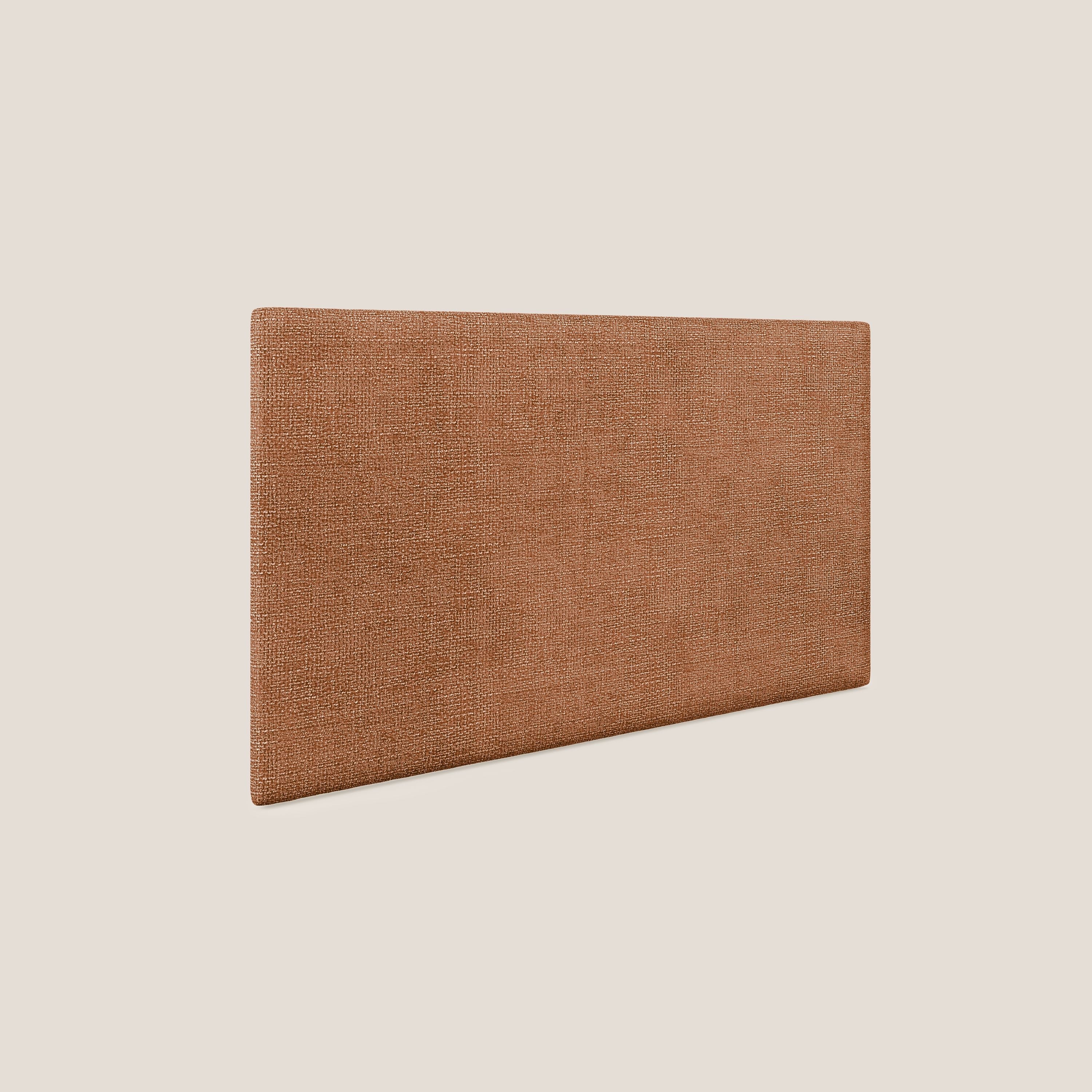 Tête de lit en panneau mural grand de différentes dimensions en tissu doux détachable T10 orange - Image 2