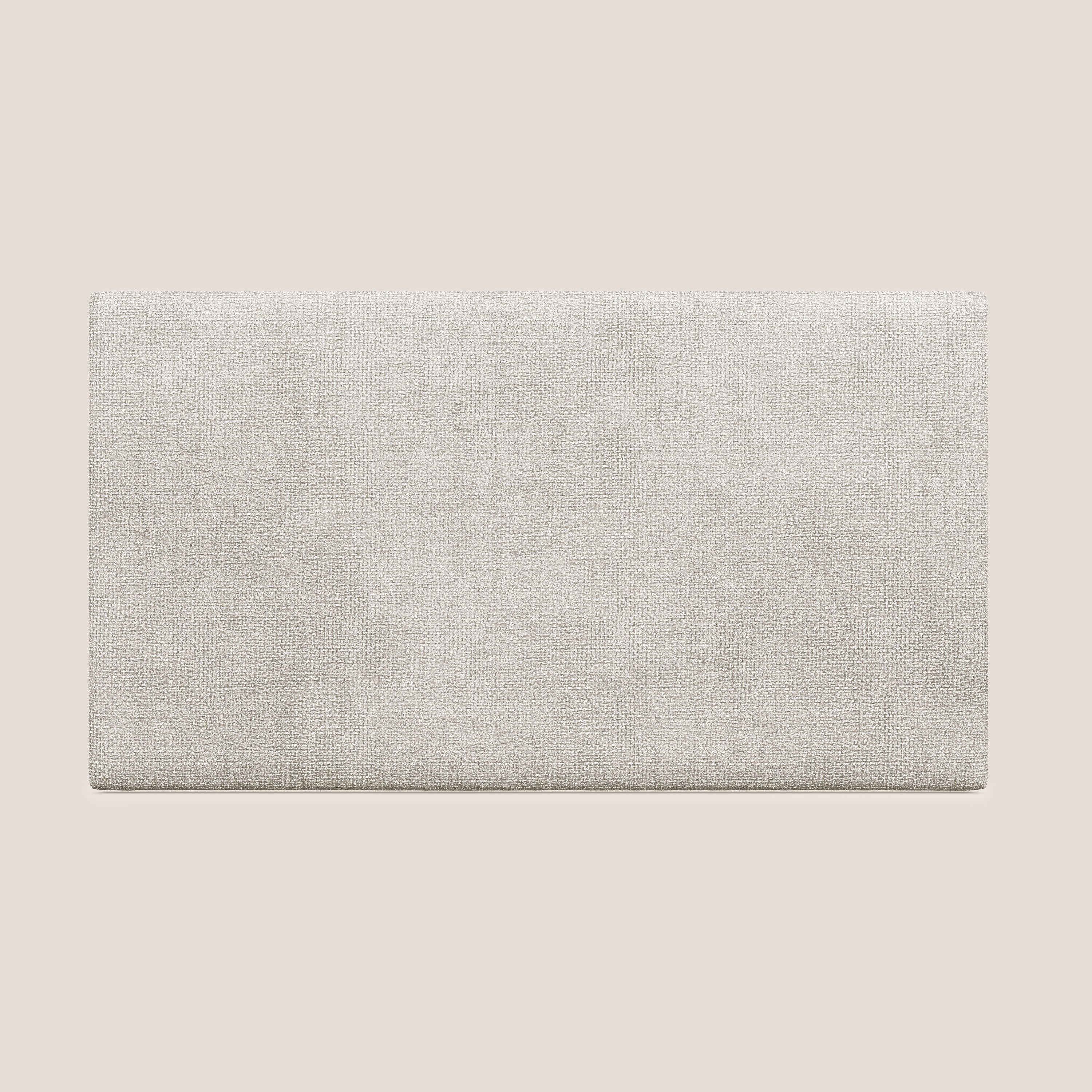 Tête de lit en panneau mural moyen de différentes dimensions en tissu doux détachable T10 crème