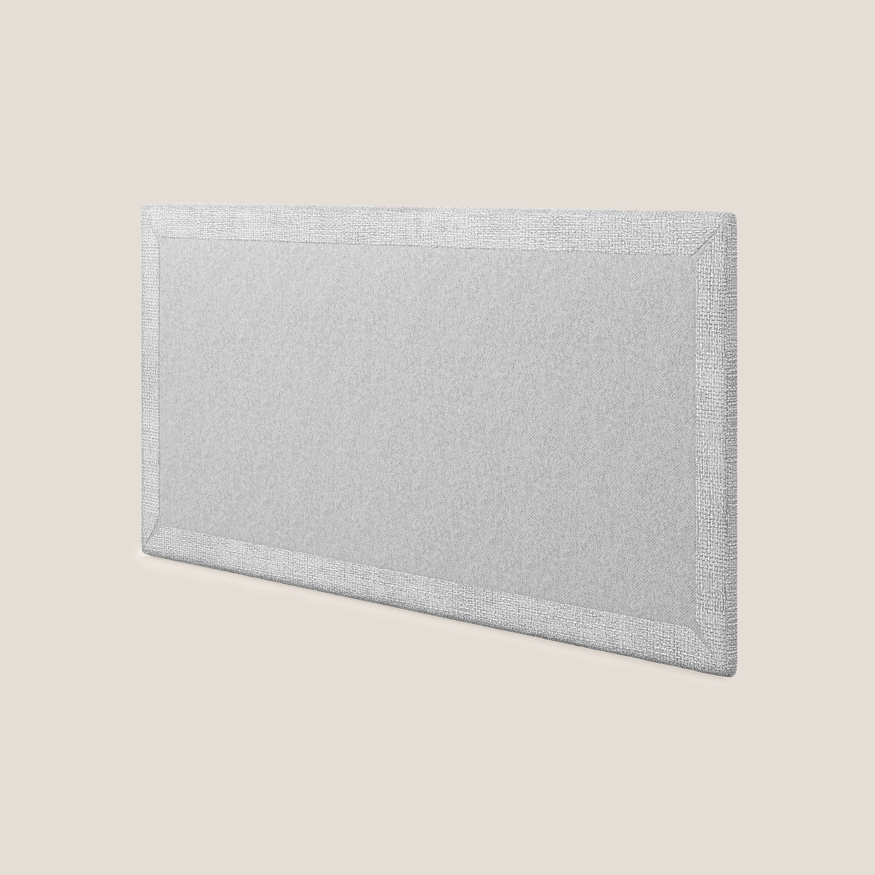 Tête de lit en panneau mural moyen de différentes dimensions en tissu doux détachable T10 gris clair - Image 4