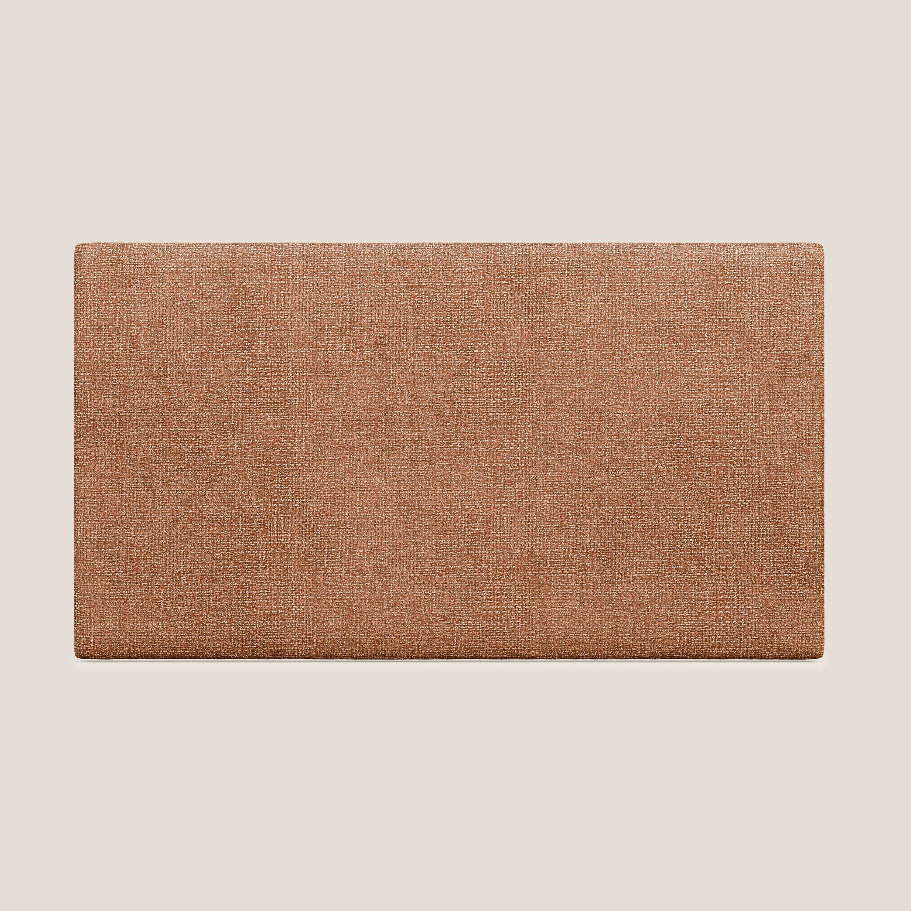 Tête de lit en panneau mural moyen de différentes dimensions en tissu doux détachable T10 orange