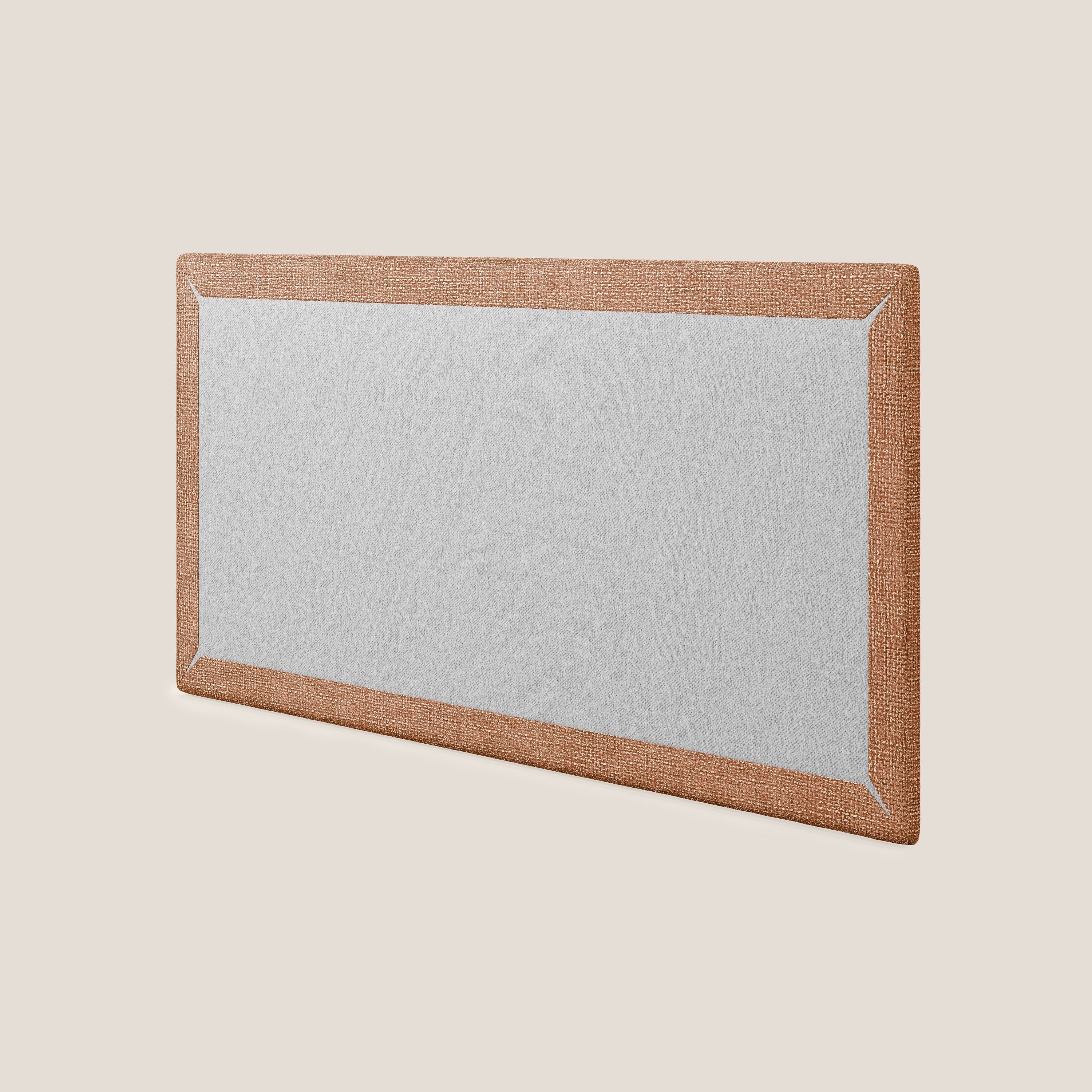 Tête de lit en panneau mural moyen de différentes dimensions en tissu doux détachable T10 orange - Image 4