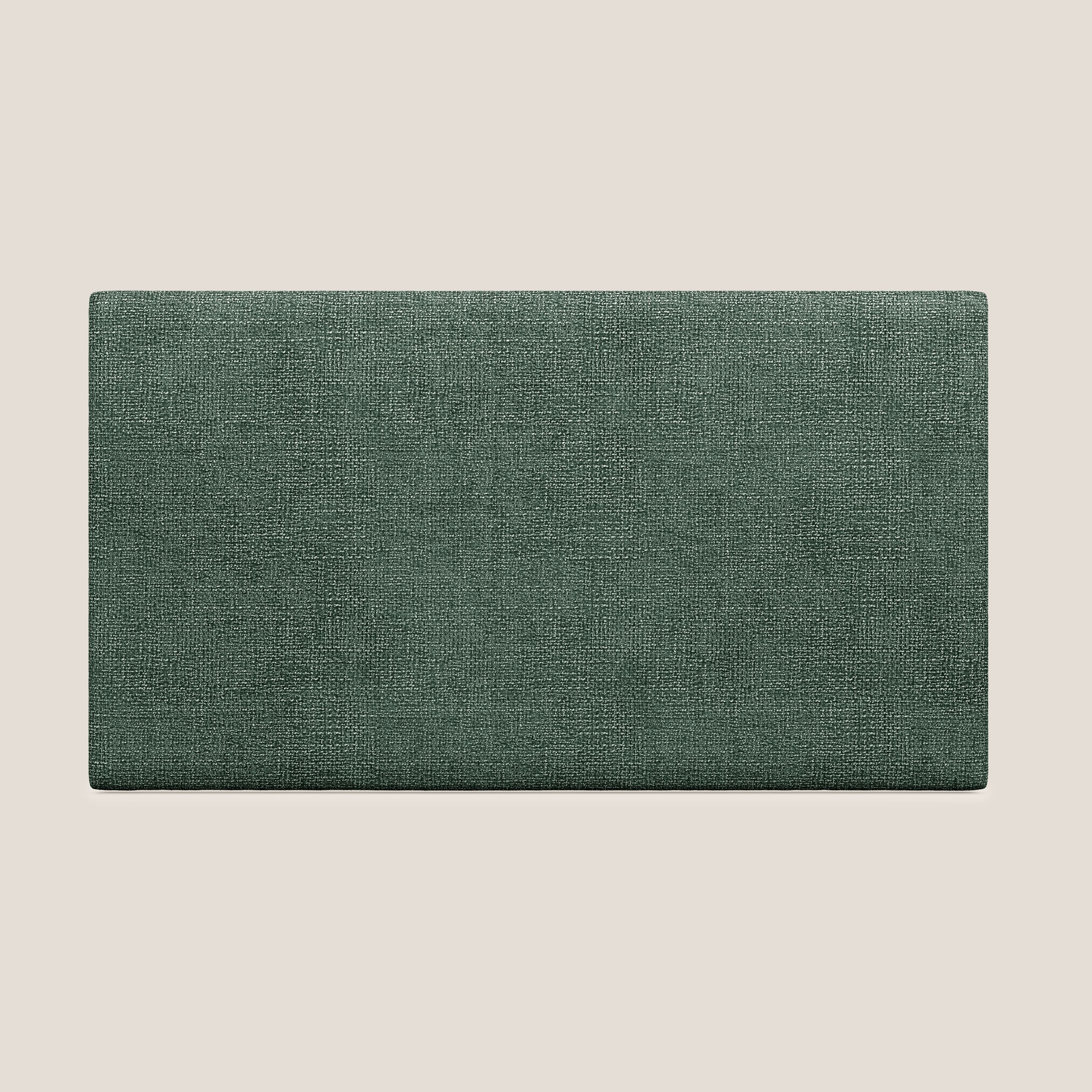 Tête de lit en panneau mural moyen de différentes dimensions en tissu doux détachable T10 vert