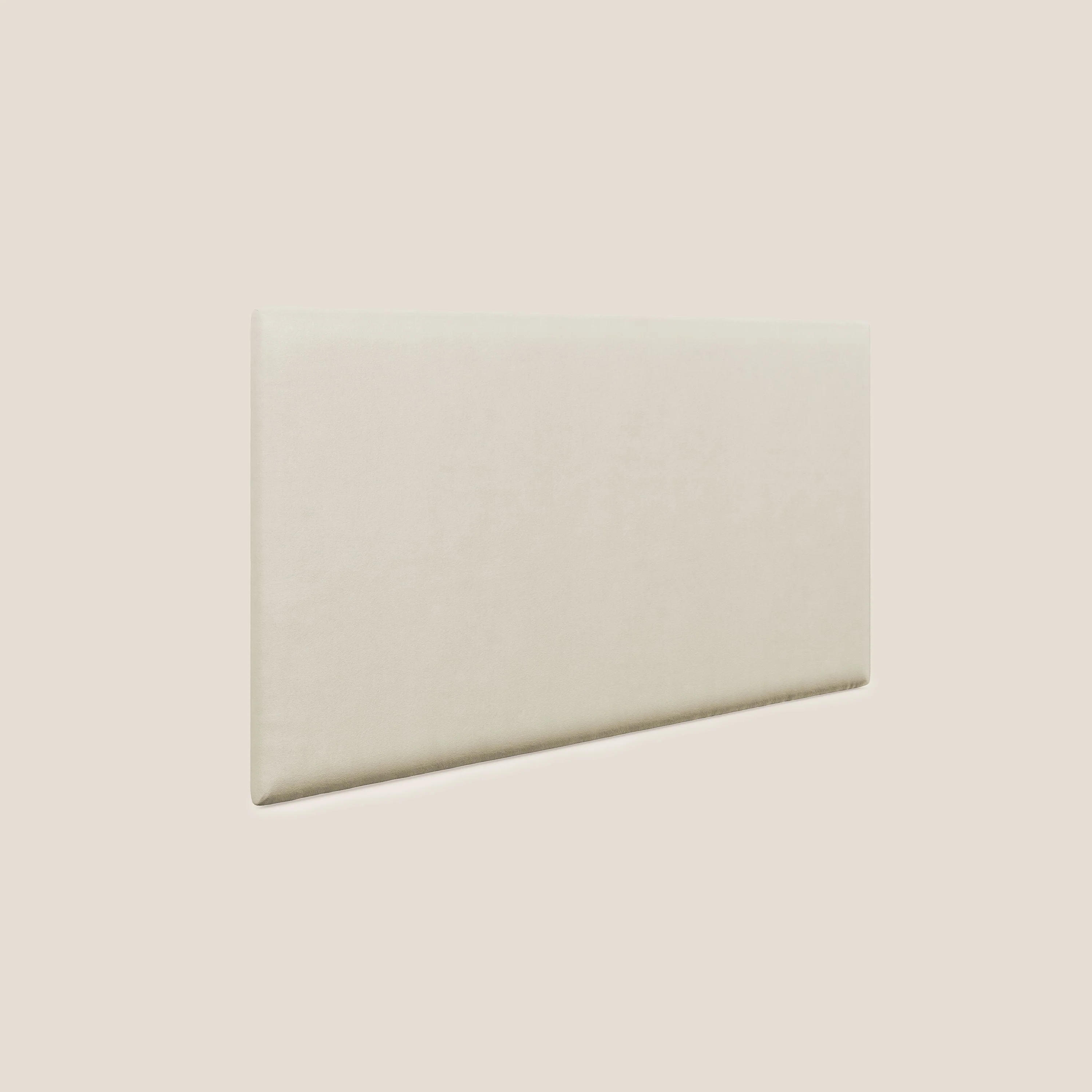 Tête de lit en  petit panneau mural de différentes dimensions en microfibre douce détachable T11 crème - Image 2